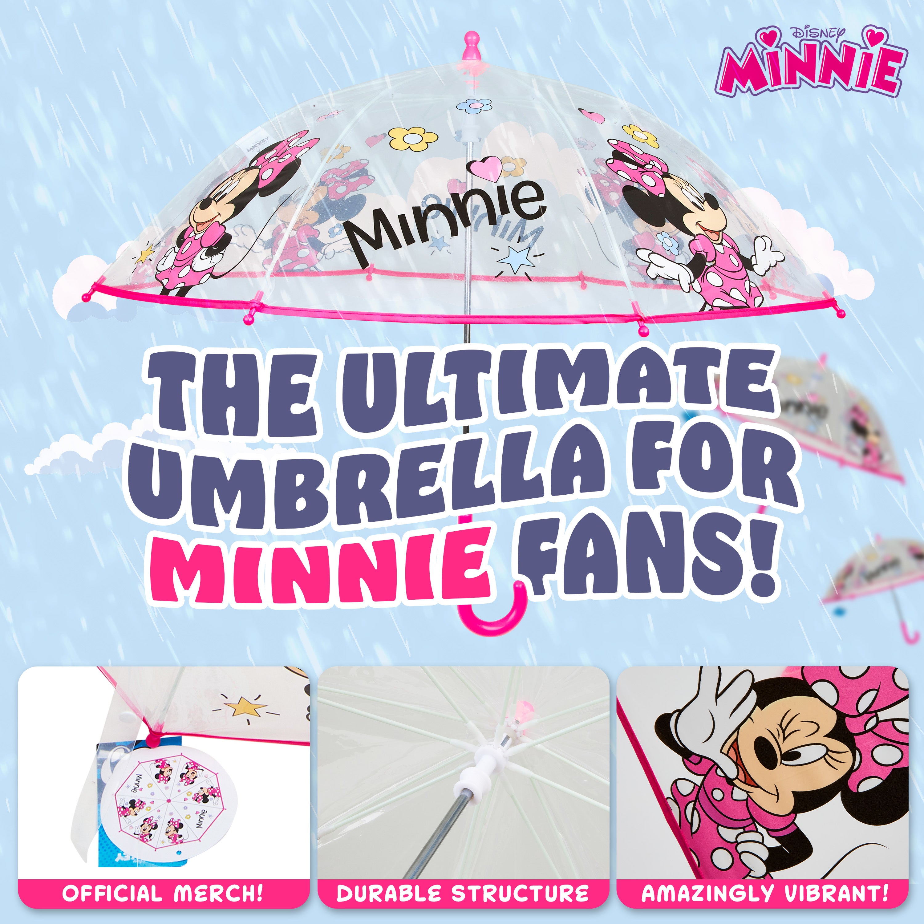 disney-minnie-parapluie-cloche-transparent-fille image 3