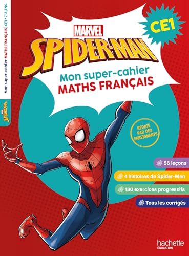 marvel-spider-man-mon-super-cahier-ce1-cahier-maths-fran-ais image 8