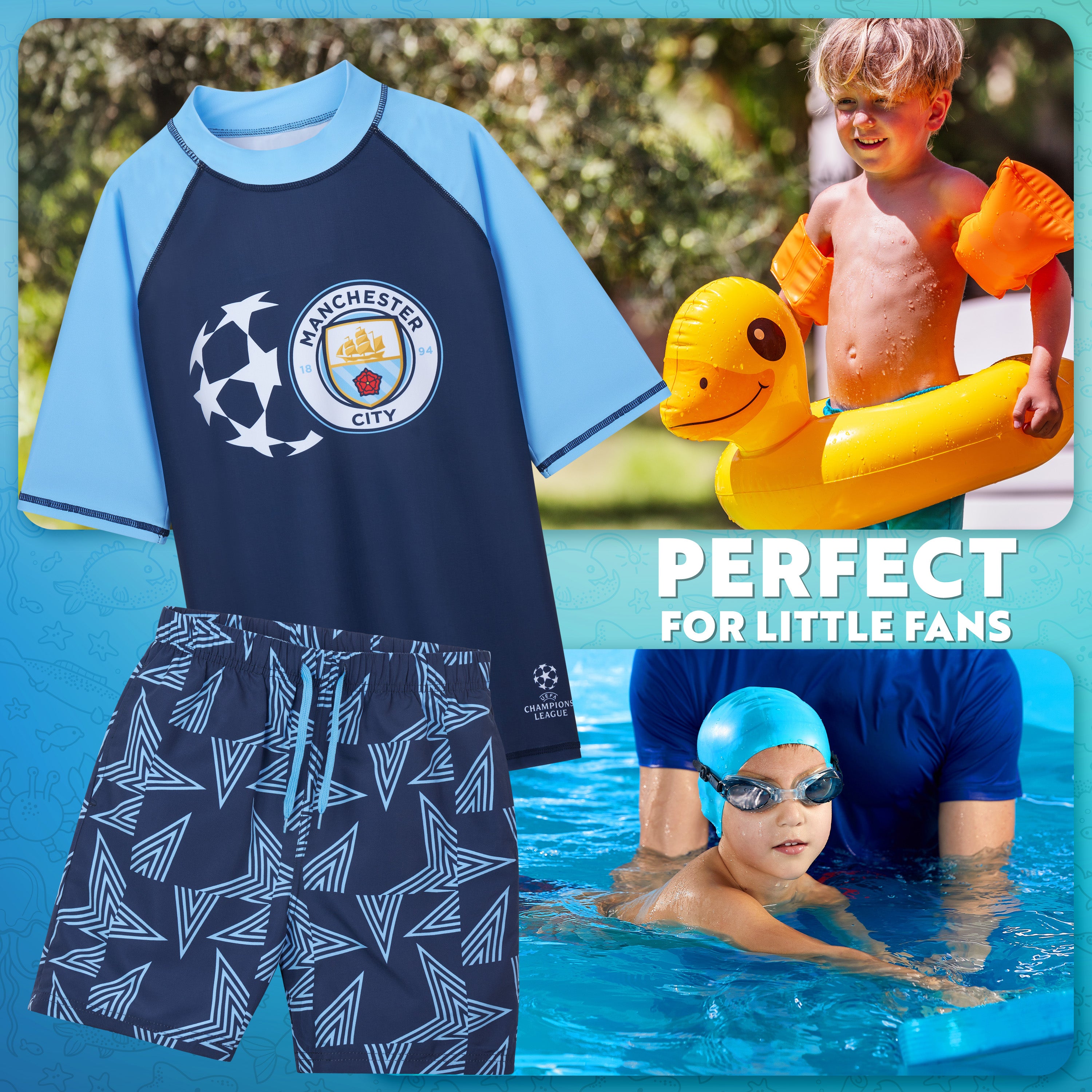 manchester-city-maillot-bain-gar-on-2-pi-ces-short-top image 2