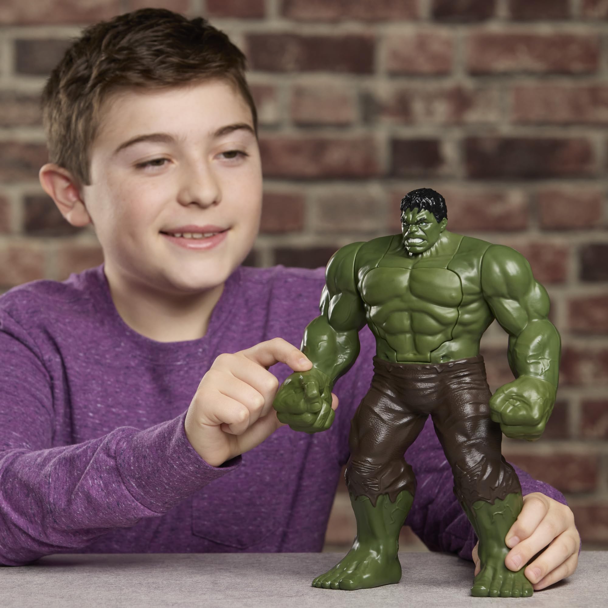 hasbro-marvel-hulk-frappe-sauvage-figurine-29-9-cm image 5