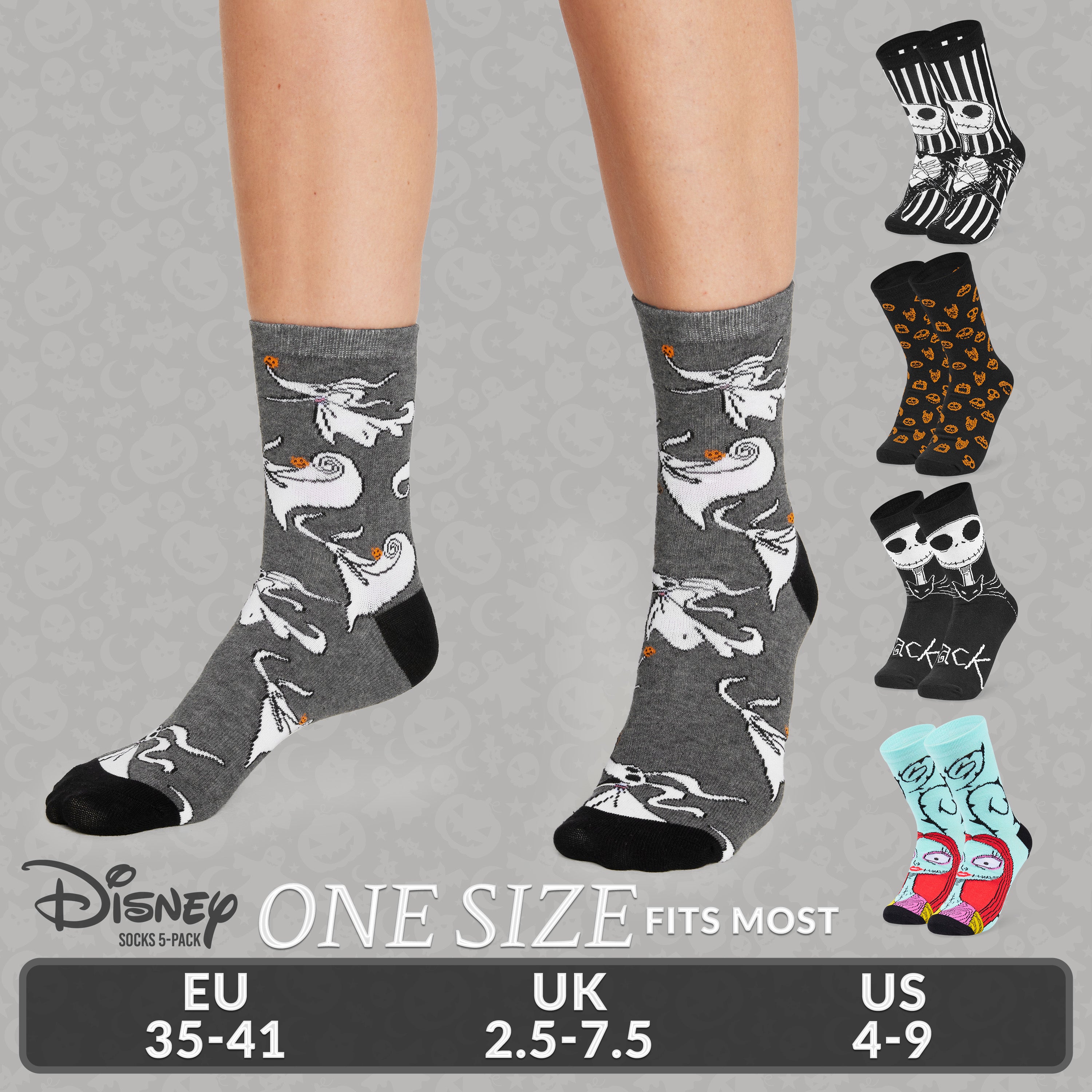 get-trend-disney-chaussettes-femme-lot-5-fantaisie image 6