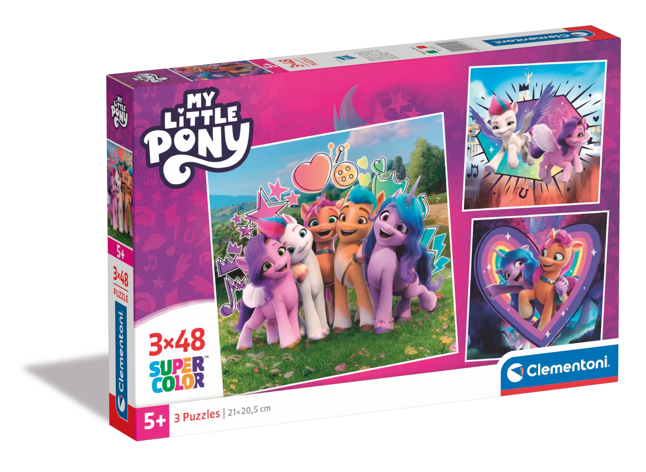 my-little-pony-puzzle-3x48-pi-ces-clementoni-enfant image 1