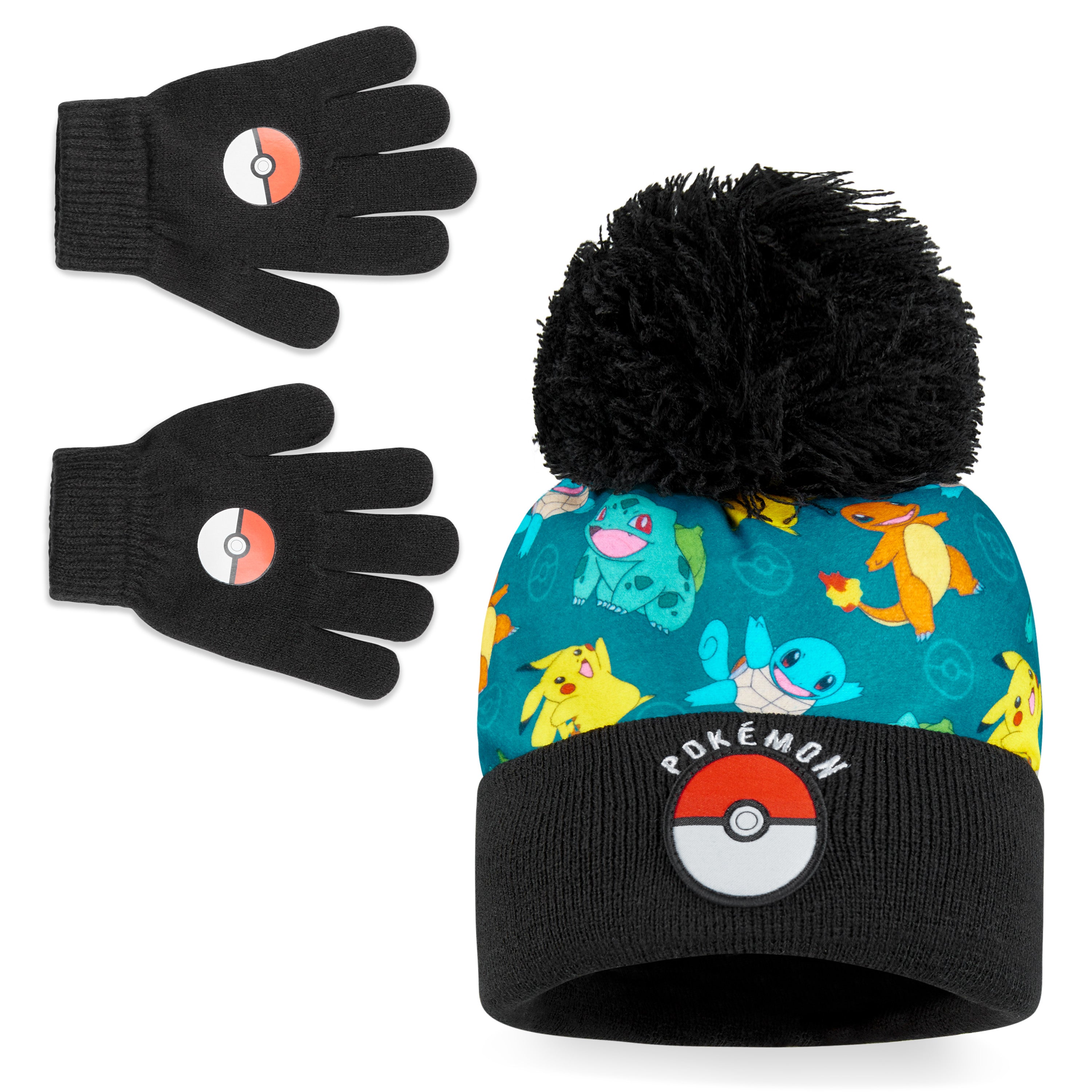 get-trend-boys-pokemon-bonnet-gants-pikachu-enfant image 3