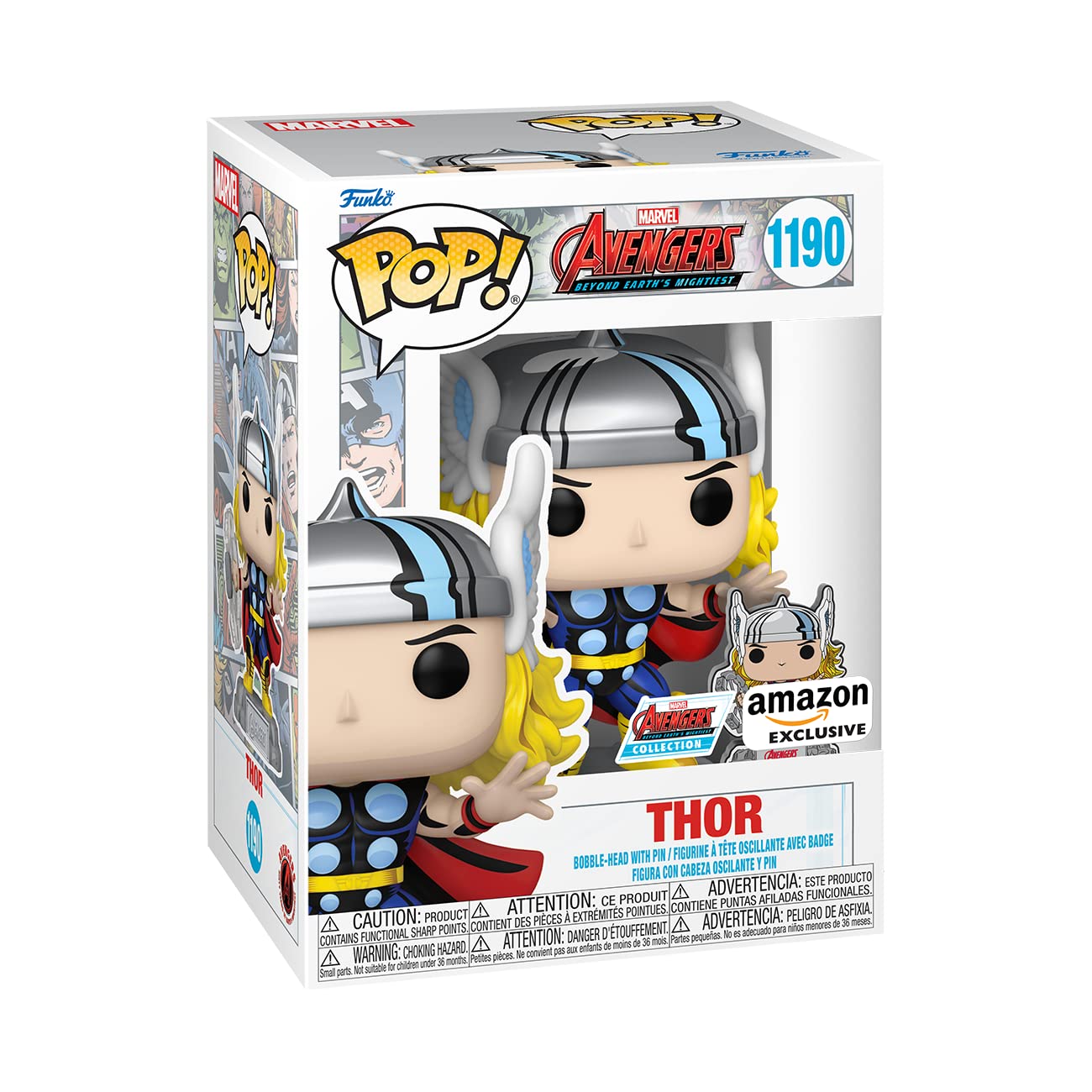 funko-pop-thor-comics-figurine-vinyle-pin-mail-a60 image 2