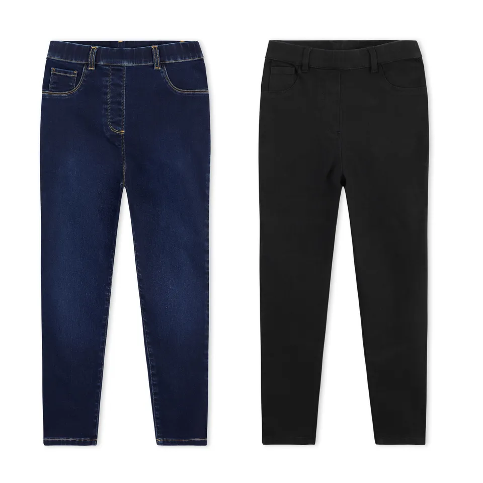 get-trend-citycomfort-jegging-3-4-femme-noir-taille-haute image 1