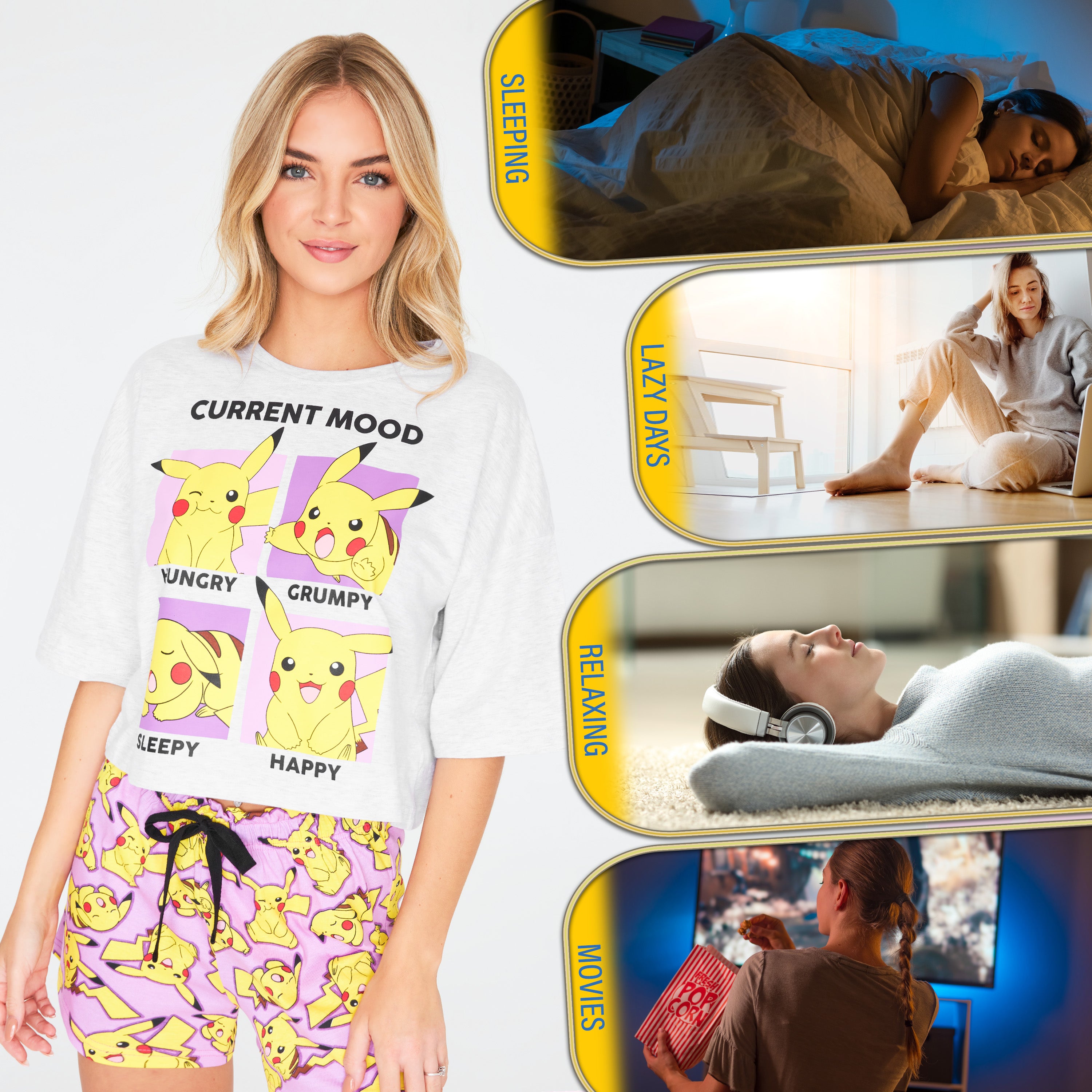 get-trend-pok-mon-pyjama-femme-pikachu-2-pi-ces-taille-m image 4