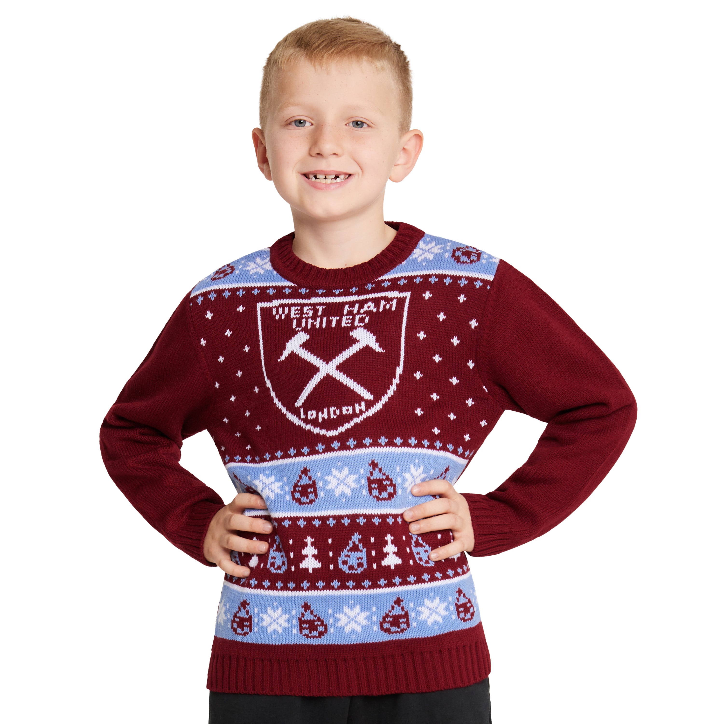 west-ham-united-pull-de-no-l-enfant-gar-on-7-8-ans image 1