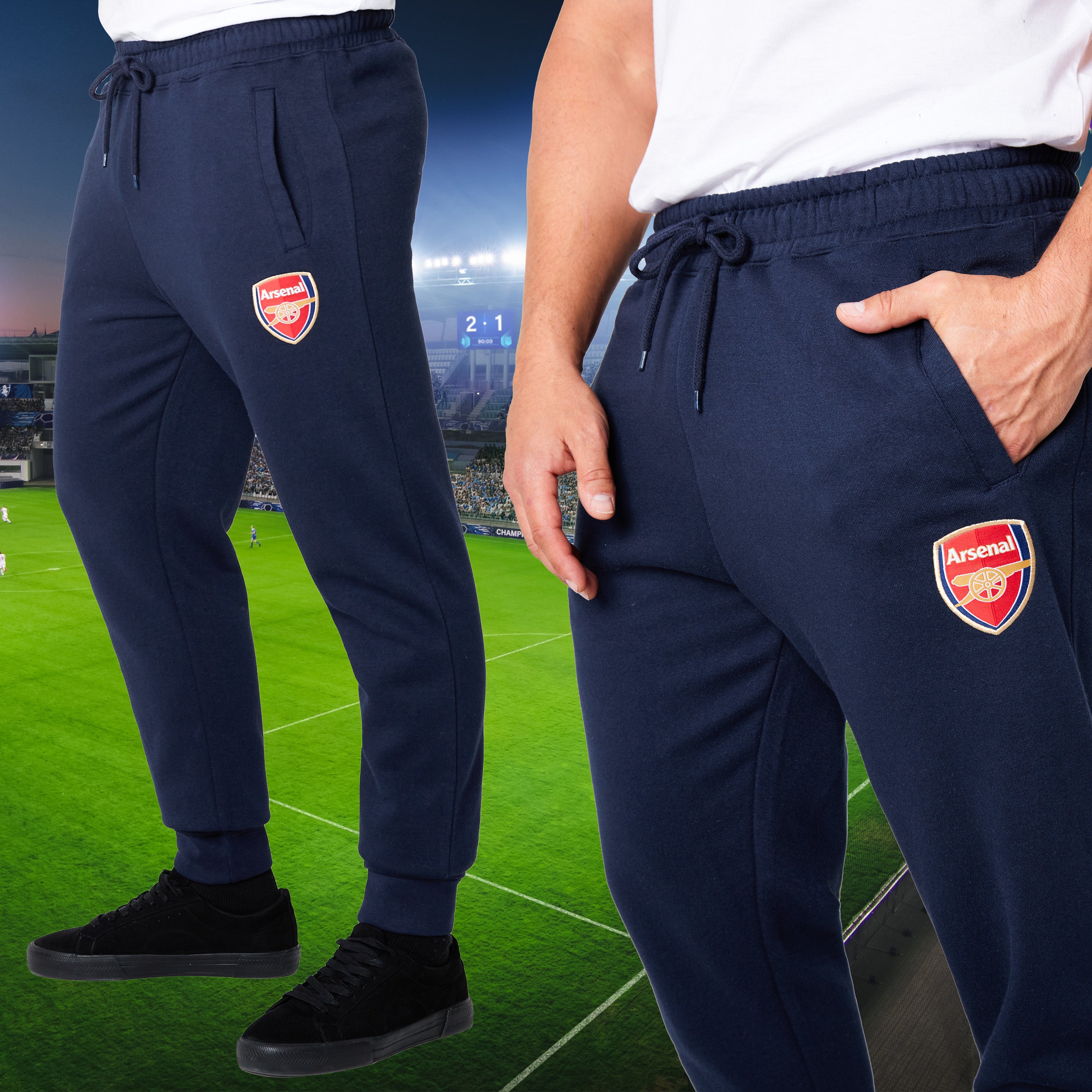 arsenal-men-pantalon-jogging-homme-poches-logo-respirant image 4