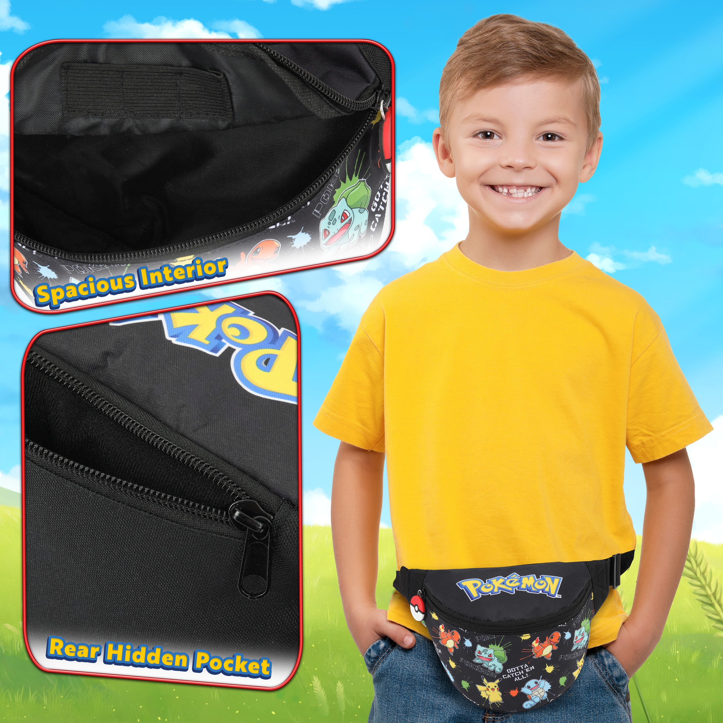 get-trend-pokemon-sac-banane-enfant-pikachu-r-glable image 5