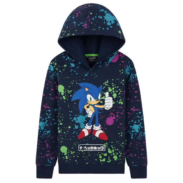 get-trend-boys-sweat-capuche-sonic-gar-on-4-12-ans image 1