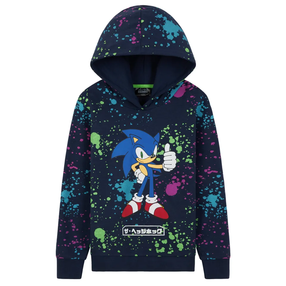 get-trend-boys-sweat-capuche-sonic-gar-on-4-12-ans image 1