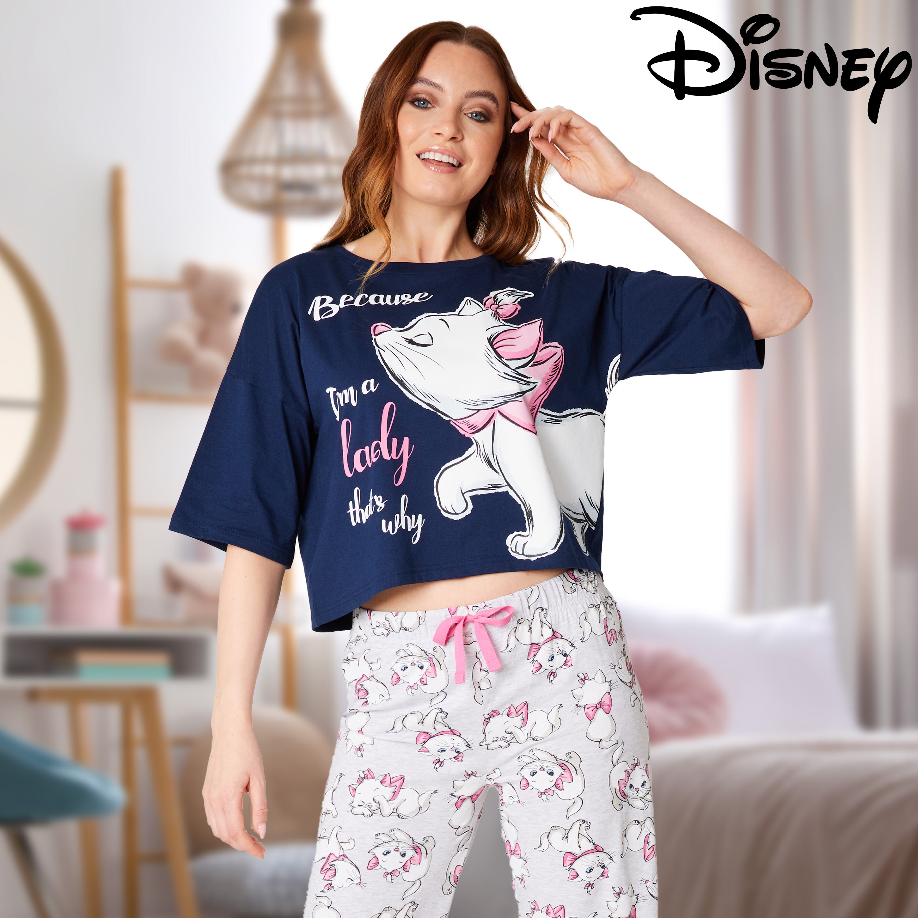 disney-stitch-ensemble-pyjama-femme-marie-pantalon-long image 5