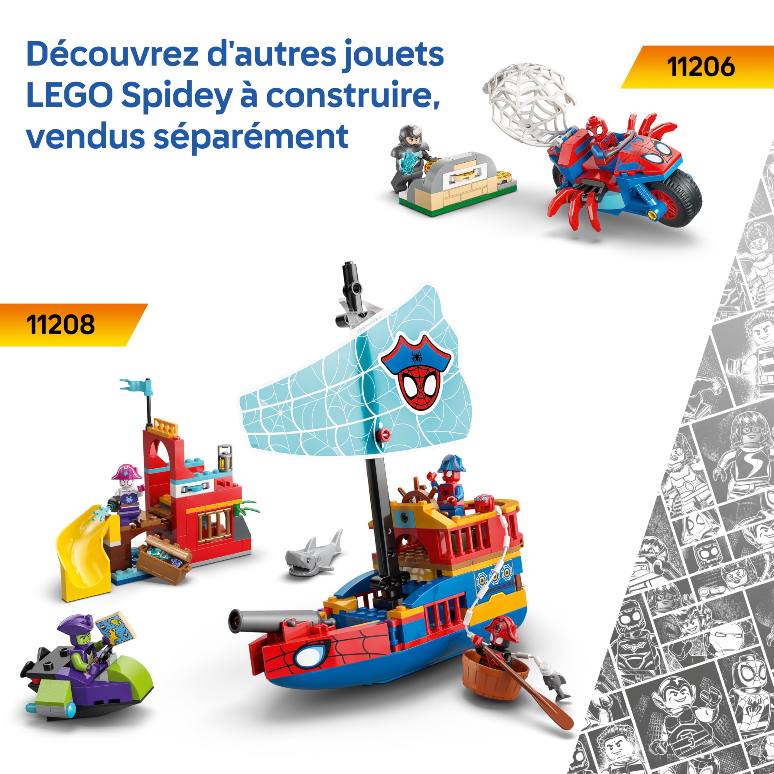 lego-marvel-spidey-11207-v-hicules-sous-marins-jeu-construction-4-ans image 8