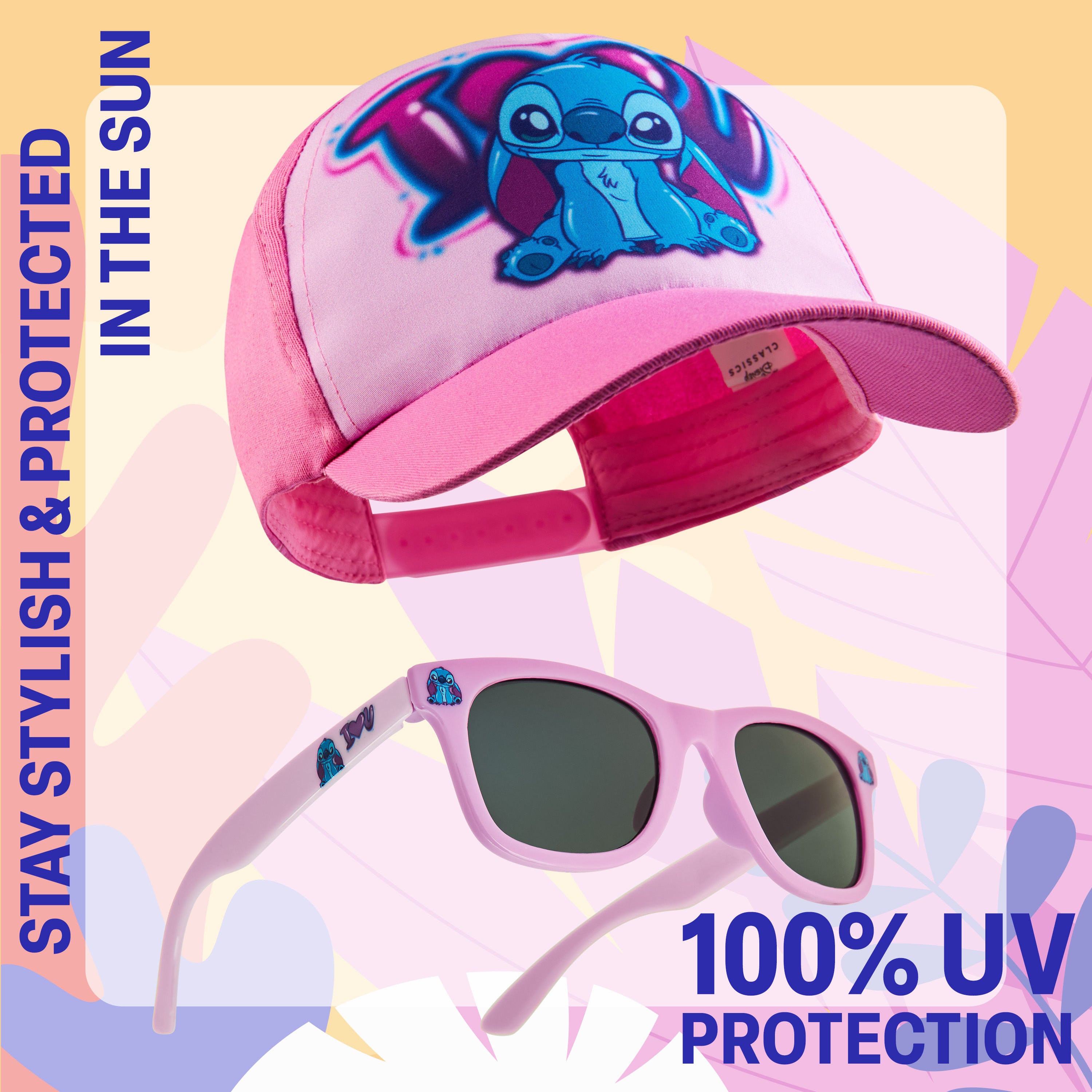 disney-stitch-casquette-et-lunettes-de-soleil-fille image 4