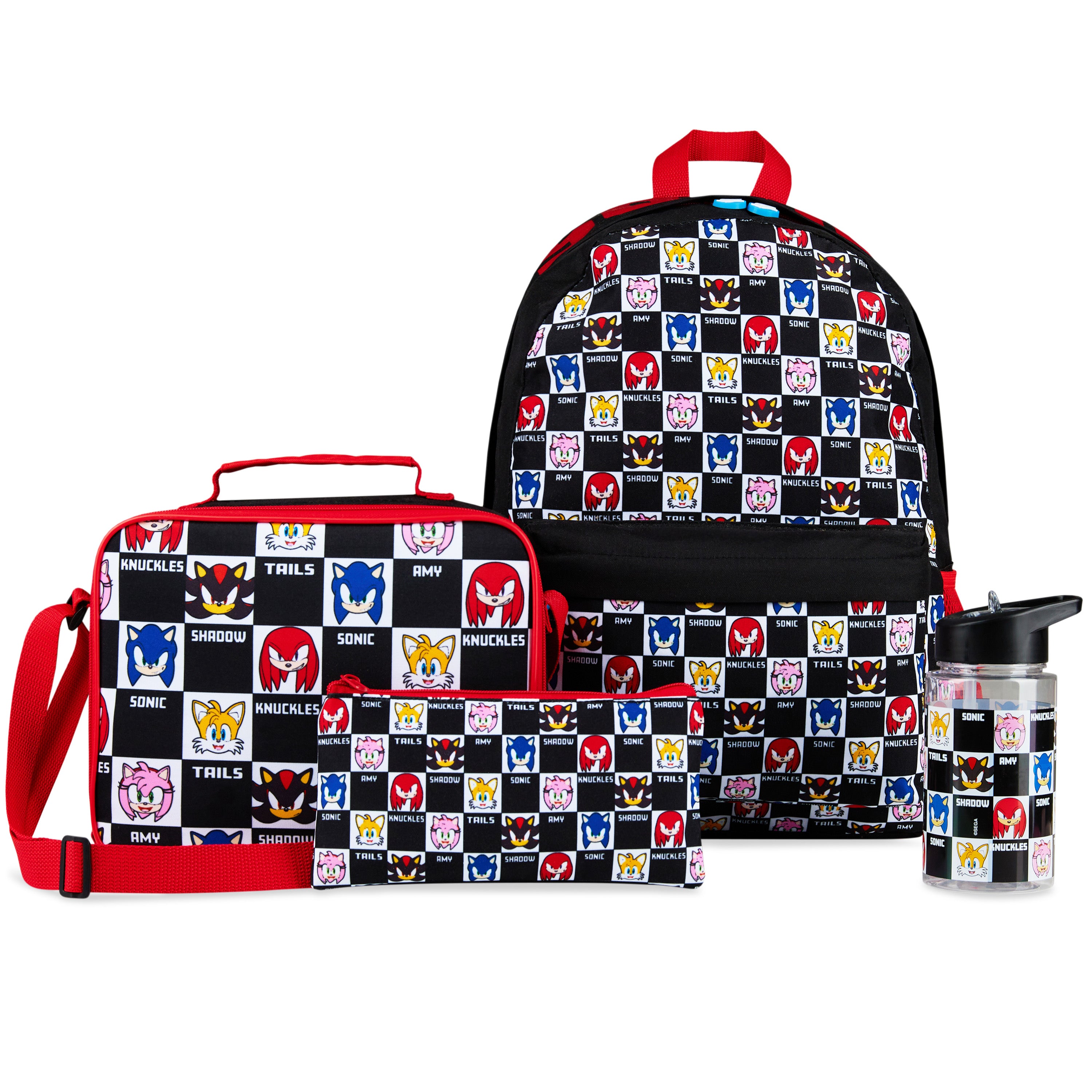 sonic-the-hedgehog-sac-dos-4-pi-ces-gourde-trousse-cantine image 1