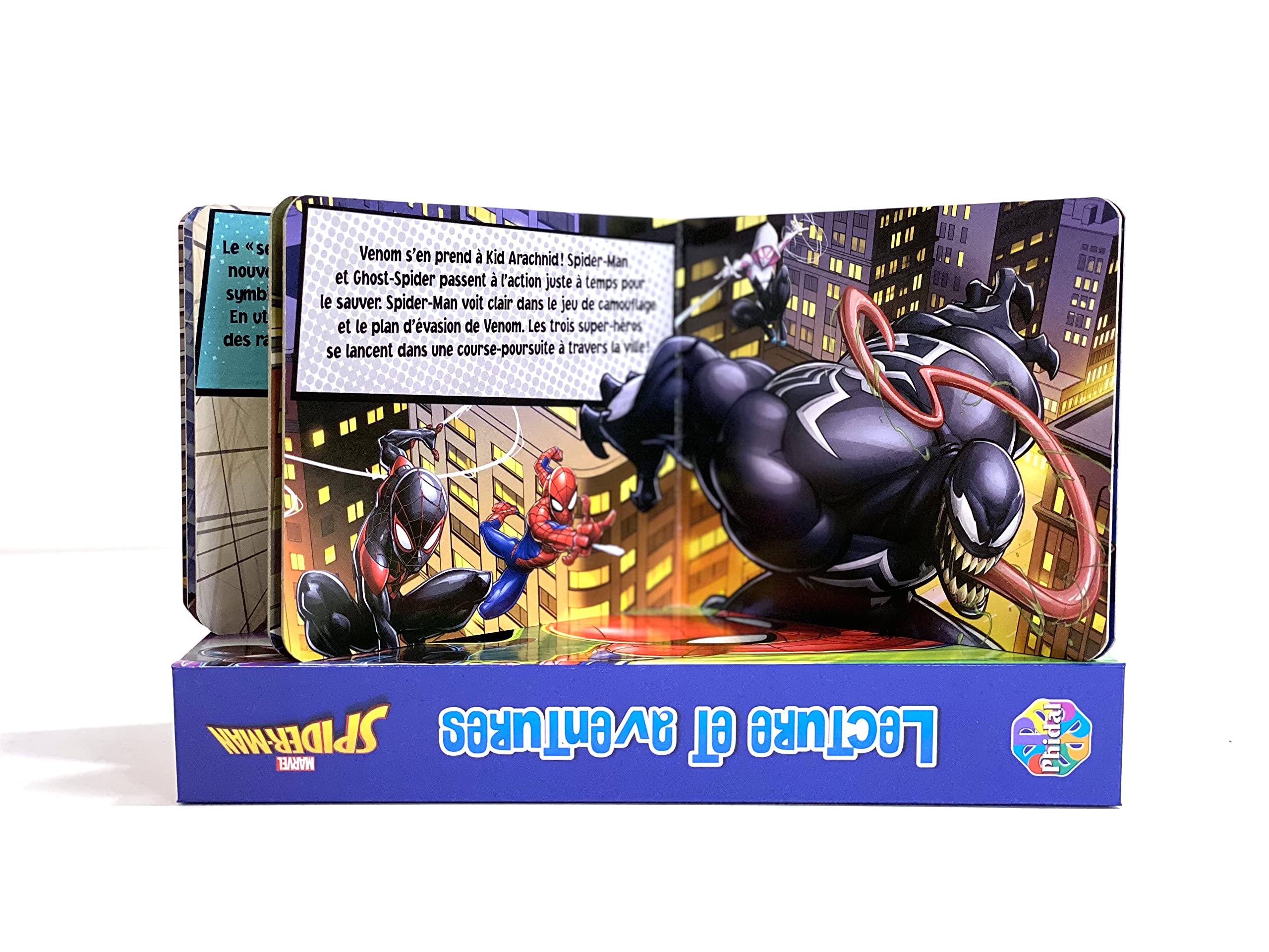 marvel-spiderman-lecture-et-aventures-livre-4-figurines image 4
