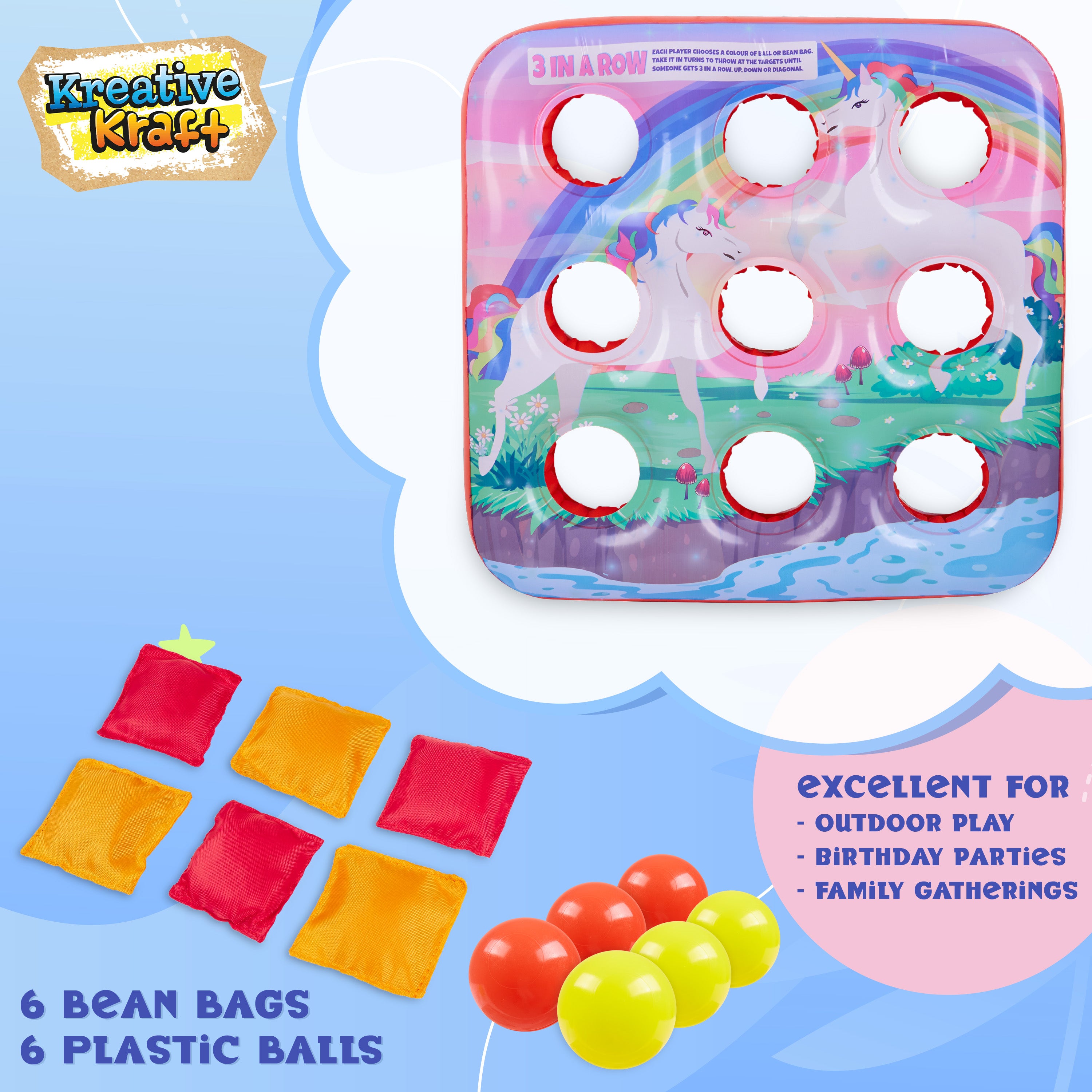 jeu-ext-rieur-enfant-gonflable-cible-lancer-bean-bags image 6