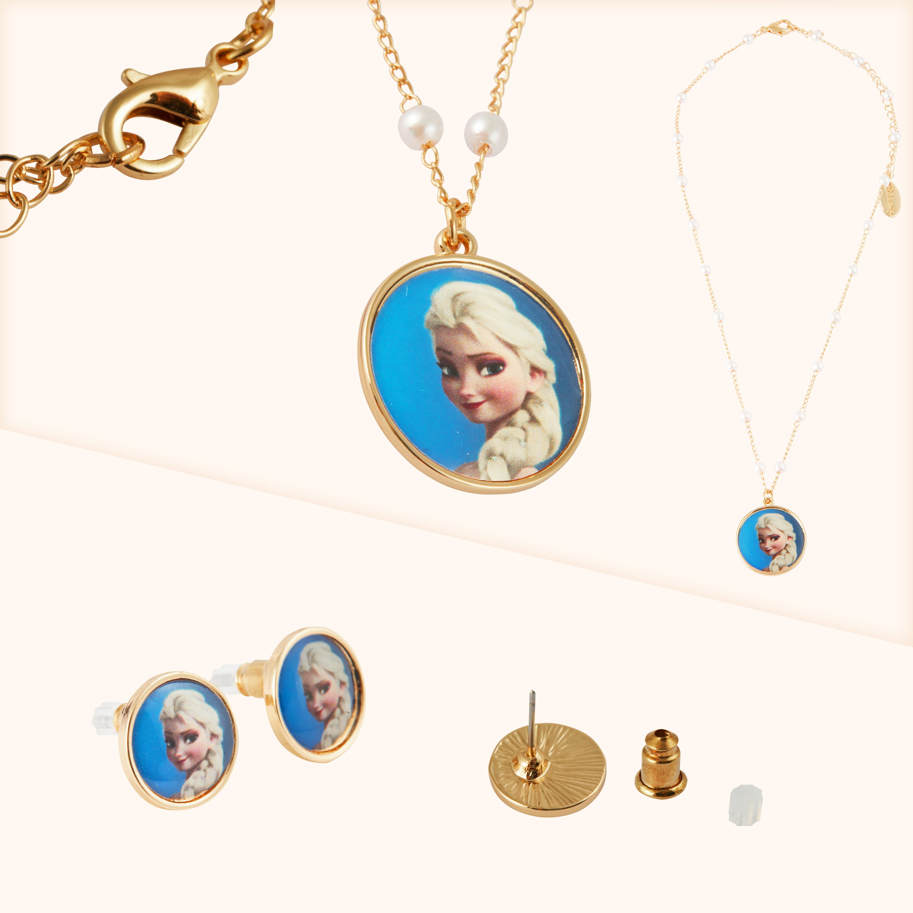 disney-la-reine-des-neiges-elsa-parure-bijoux-collier-boucles image 4
