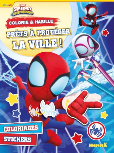 marvel-spidey-colorie-habille-livre-autocollants-5-ans image 2