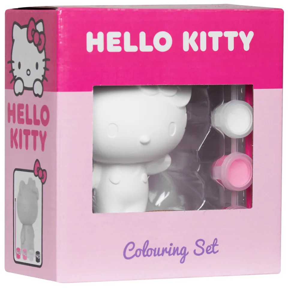 hello-kitty-kit-peinture-figurine-pl-tre-peindre-avec-pinceau image 1