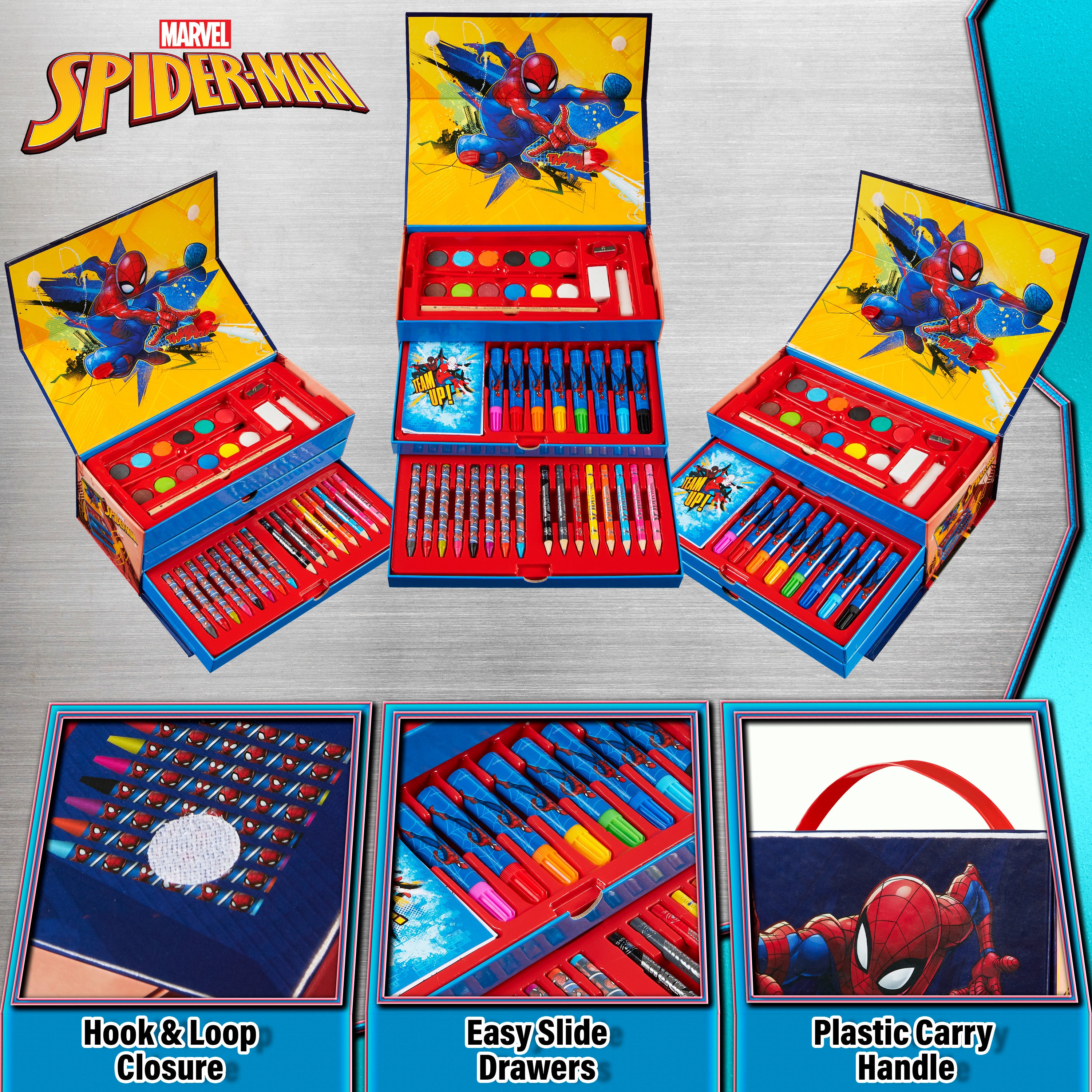 marvel-mallette-dessin-enfant-spiderman-feutres-peinture image 5