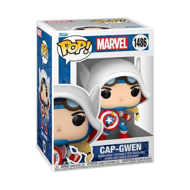 funko-pop-marvel-sggv-captain-america-gwen-figurine-vinyle-9-5cm image 1