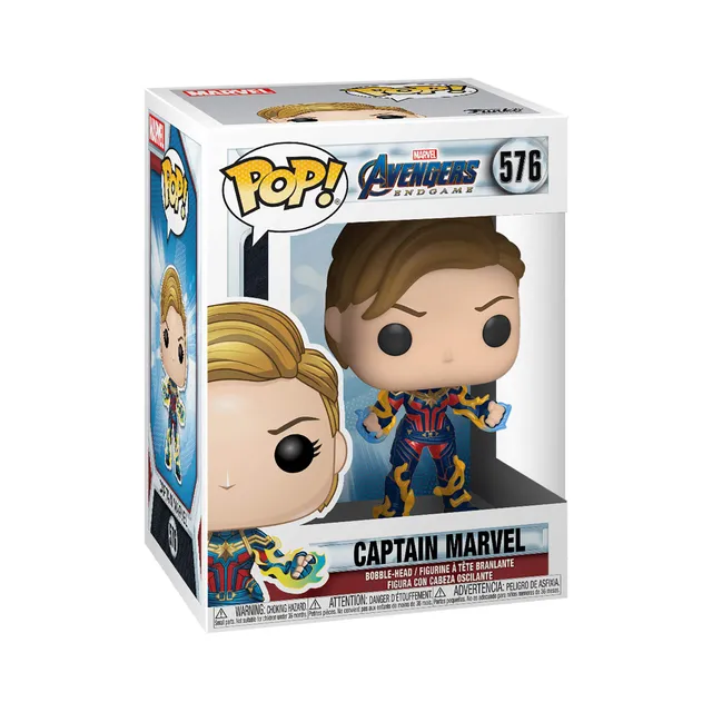 funko-pop-endgame-captain-marvel-cheveux-courts-figurine-9-cm image 1