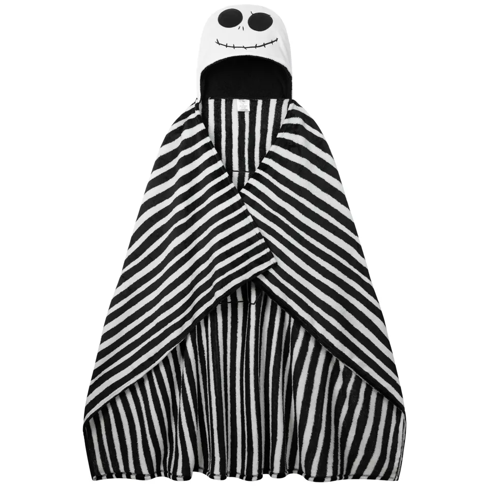 disney-l-trange-no-l-plaid-polaire-jack-150x120cm-noir image 1