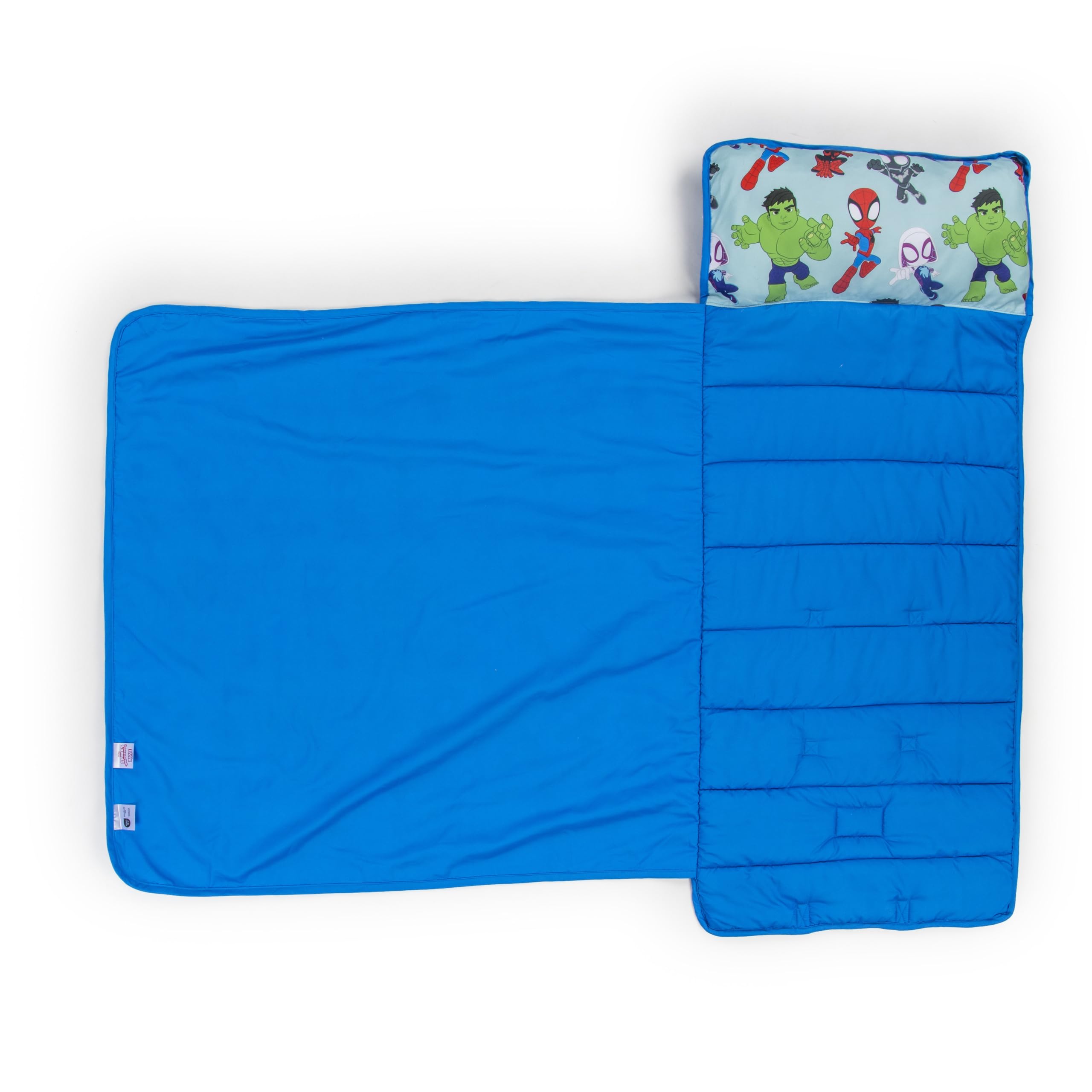 marvel-spidey-tapis-de-couchage-enfant-bleu-51x117-cm image 3