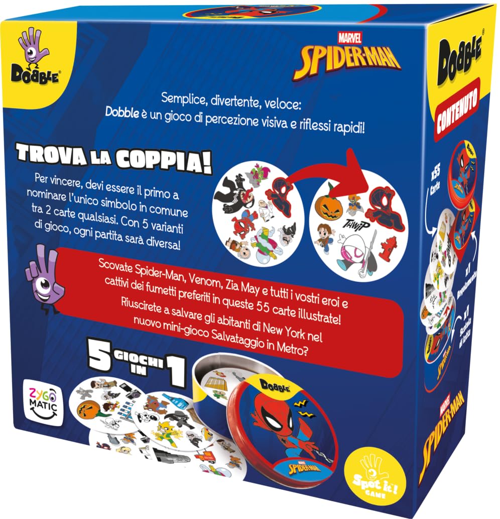 dobble-spider-man-jeu-de-cartes-55-cartes-6-ans image 8