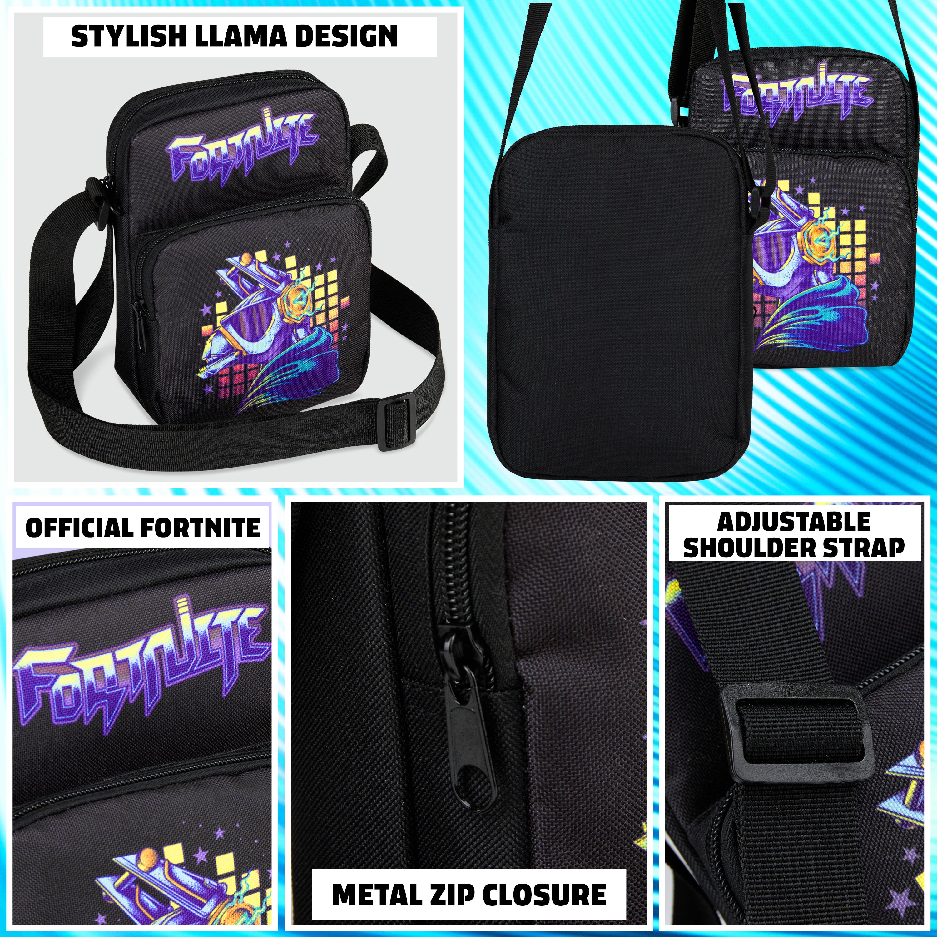 fortnite-sac-bandouli-re-gar-on-crossbody-voyage-noir image 4