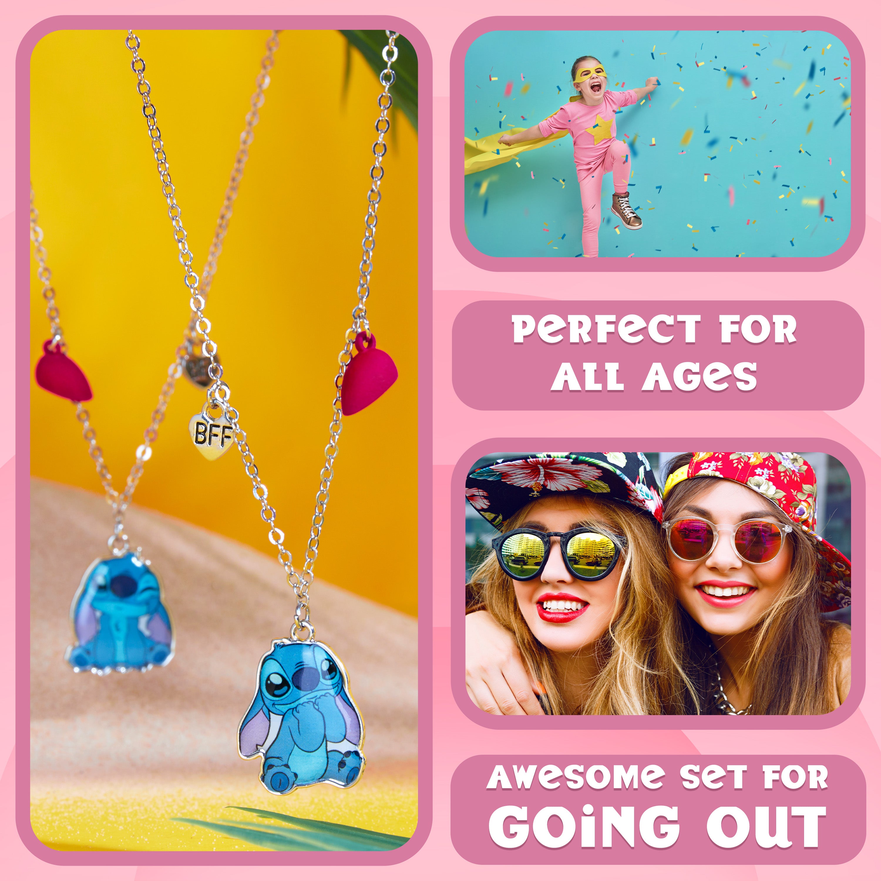 get-trend-disney-stitch-parure-bijoux-fille-collier-amiti image 5