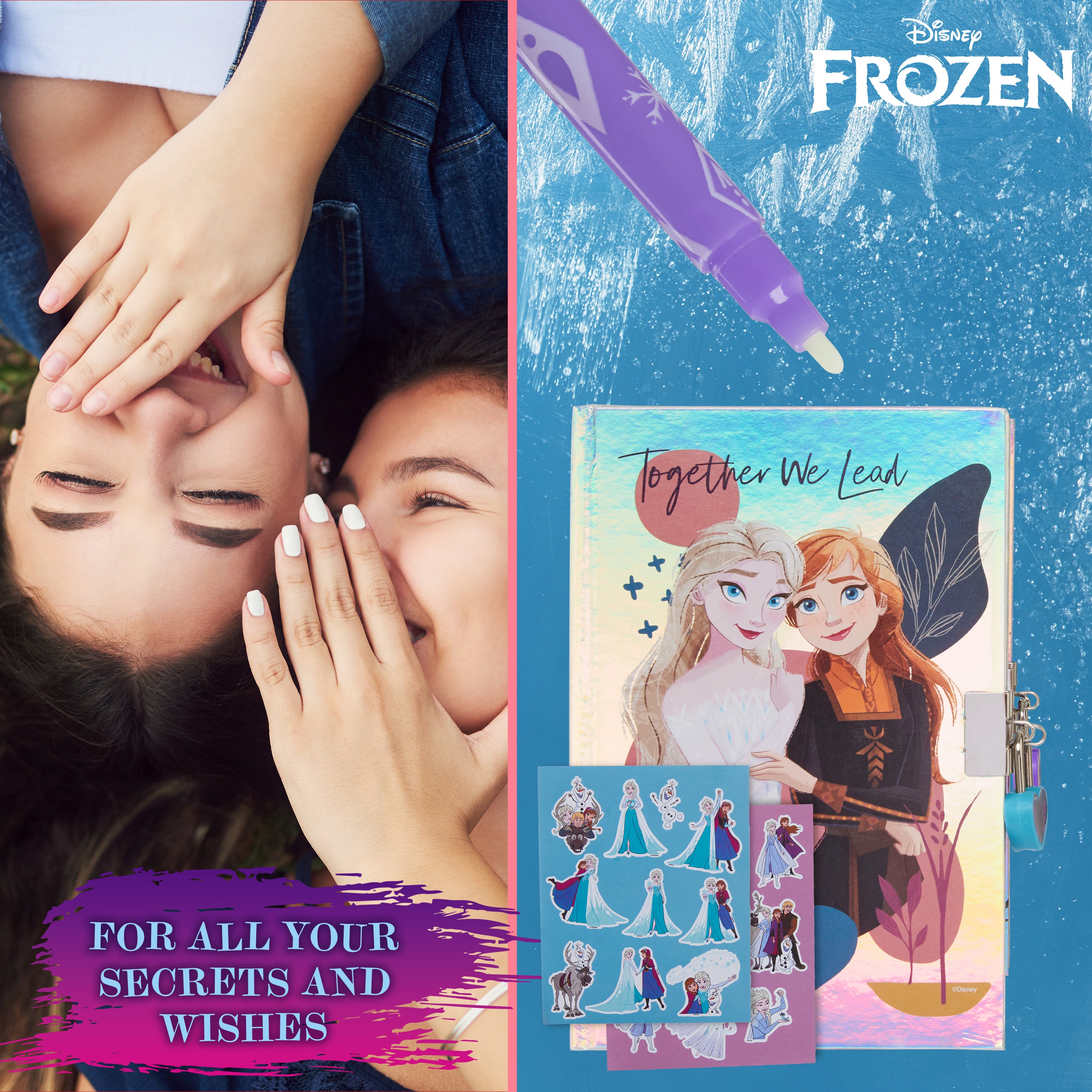disney-reine-des-neiges-journal-intime-fille-cadenas-bleu image 5