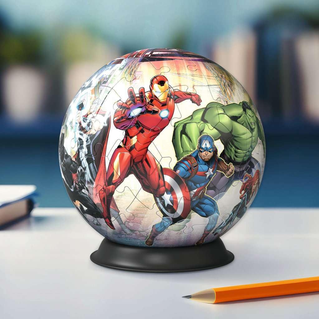 ravensburger-puzzle-3d-ball-marvel-avengers-72-pi-ces-13-cm image 6