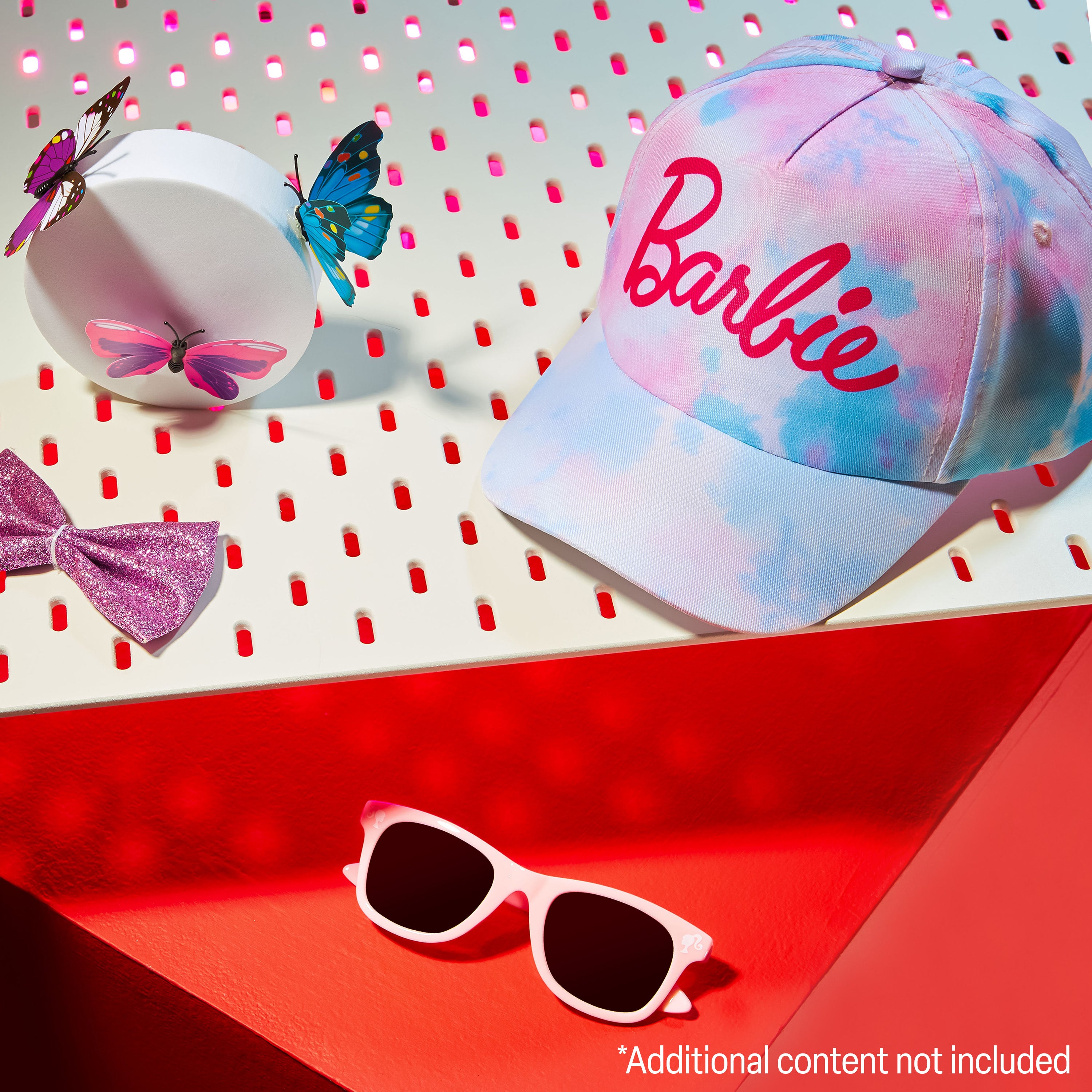 barbie-casquette-lunettes-fille-rose-ensemble-uv400 image 5