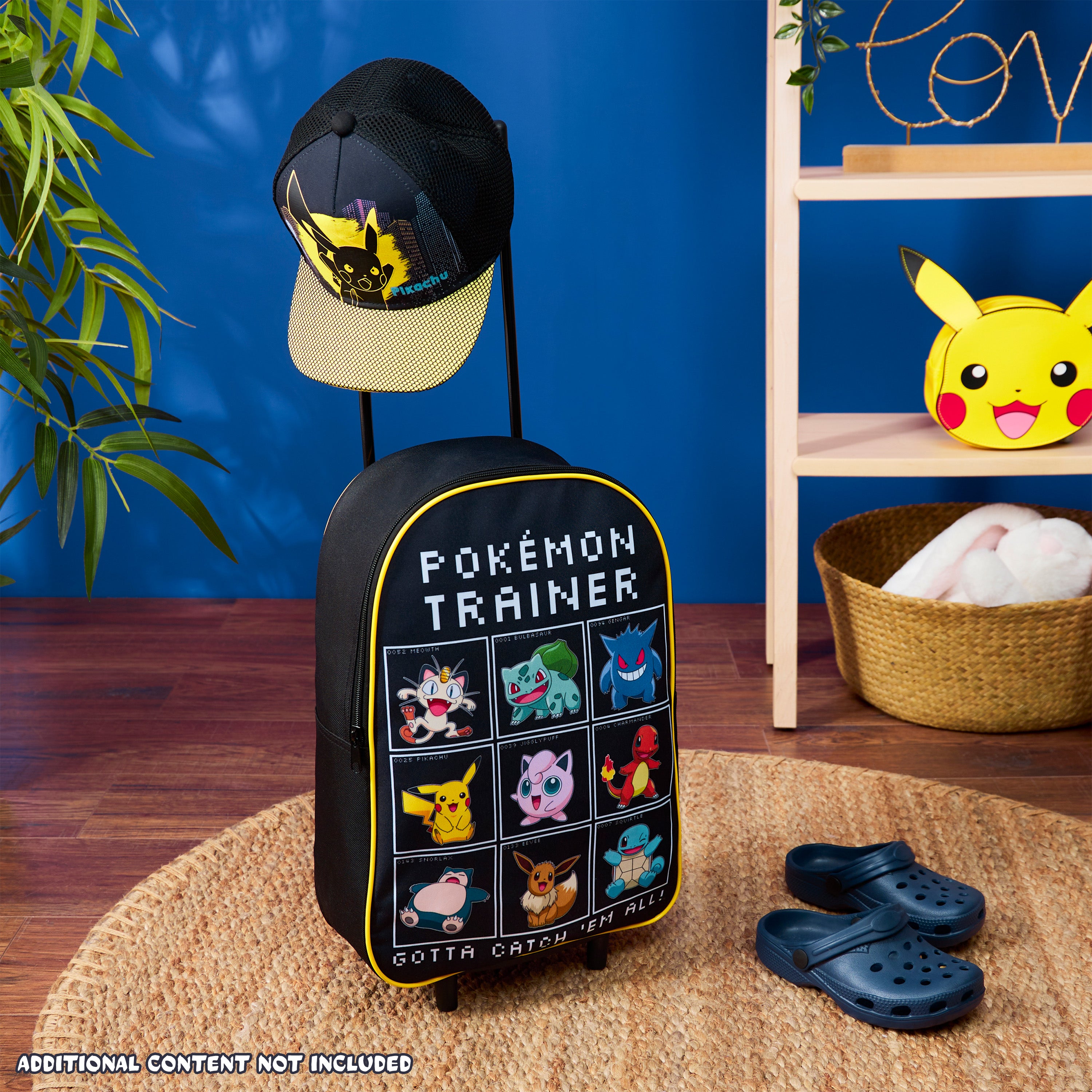 pokemon-valise-trolley-pliable-enfant-noir-39cm-10-5l image 5