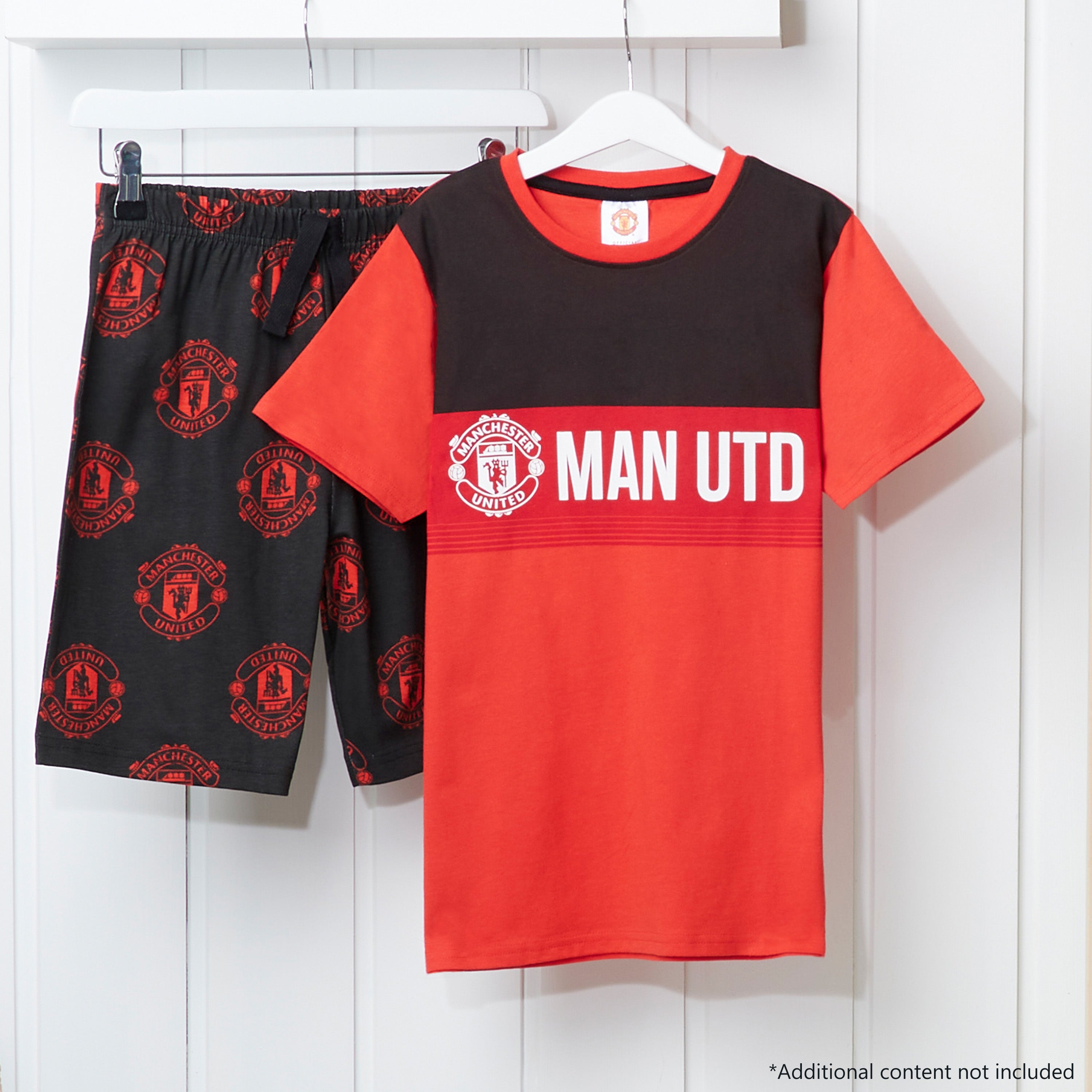 manchester-united-pyjama-short-garcon-coton-ete-5-6-ans image 2