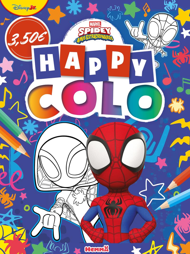 marvel-spidey-et-ses-amis-livre-coloriage-5-ans image 1