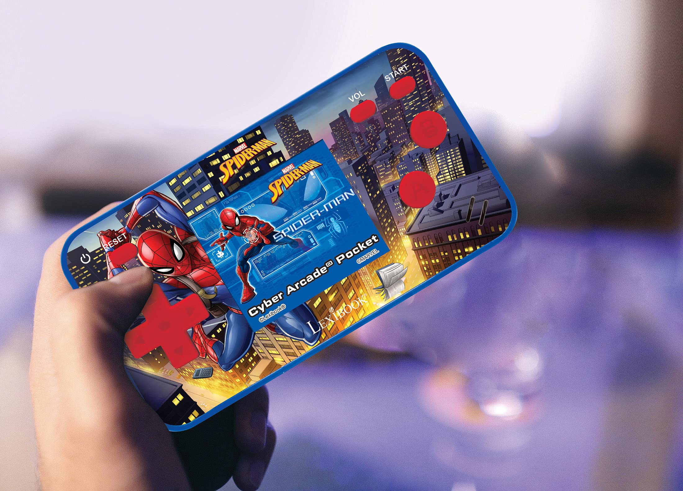 lexibook-spider-man-jl1895sp-console-arcade-poche-150-jeux image 7