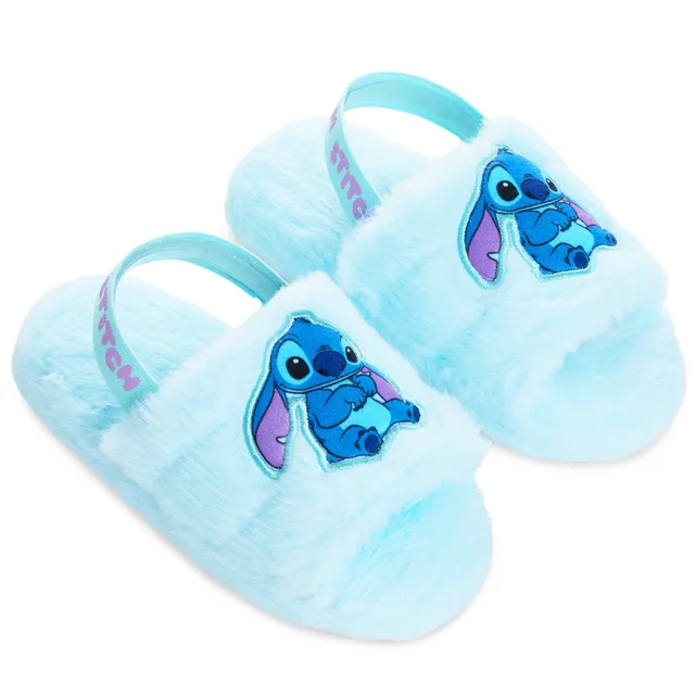 disney-stitch-girls-mules-pantoufles-duveteuses-fille-stitch-achat image 1