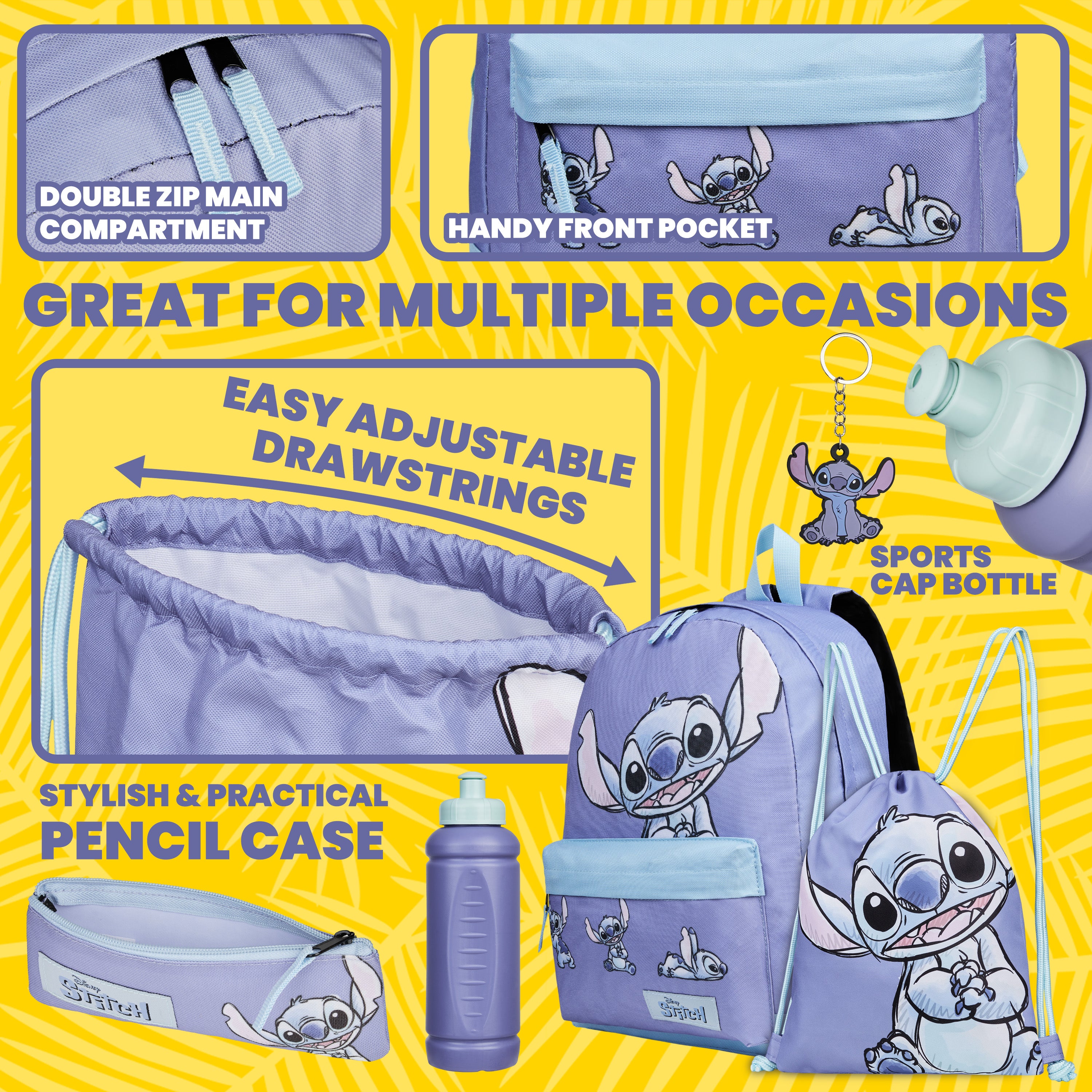 disney-stitch-sac-dos-ensemble-scolaire-5-pi-ces-bleu image 4