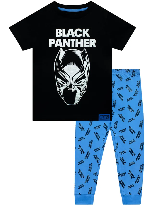 marvel-black-panther-pyjama-gar-on-8-9-ans-manches-courtes image 1