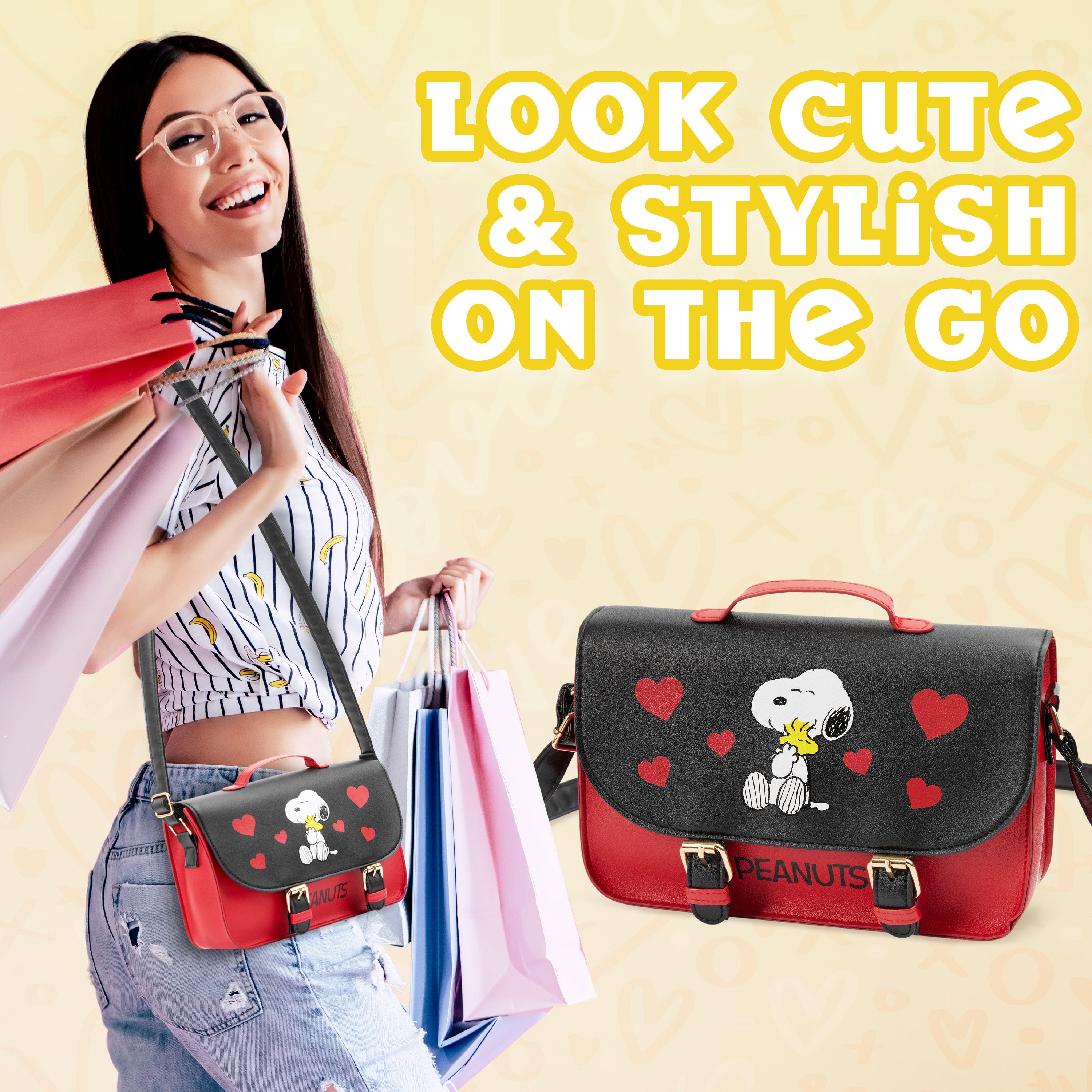peanuts-snoopy-sac-bandouli-re-fille-petit-mod-le image 5