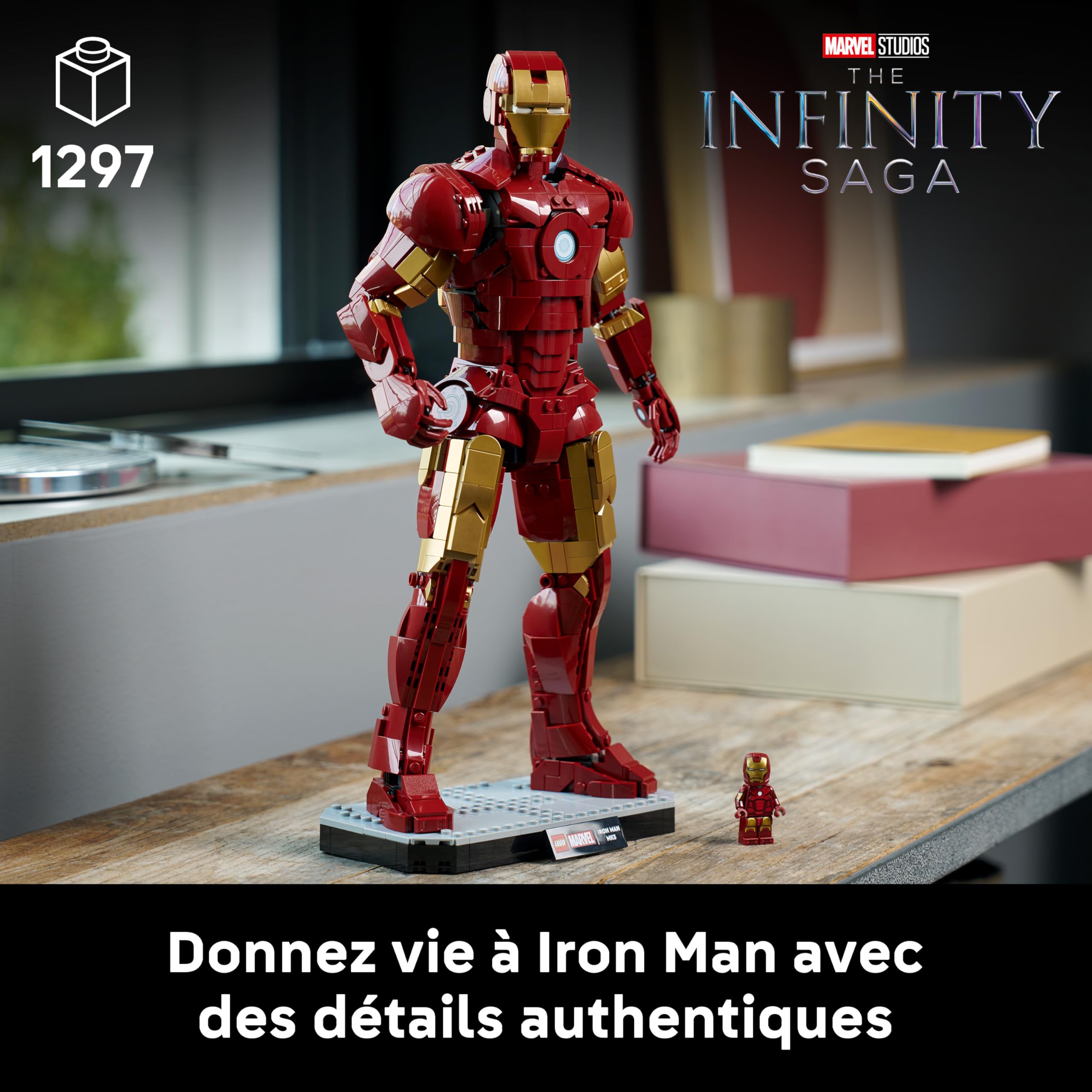 lego-marvel-iron-man-mark-3-dition-collector-76344-1297-pi-ces image 2
