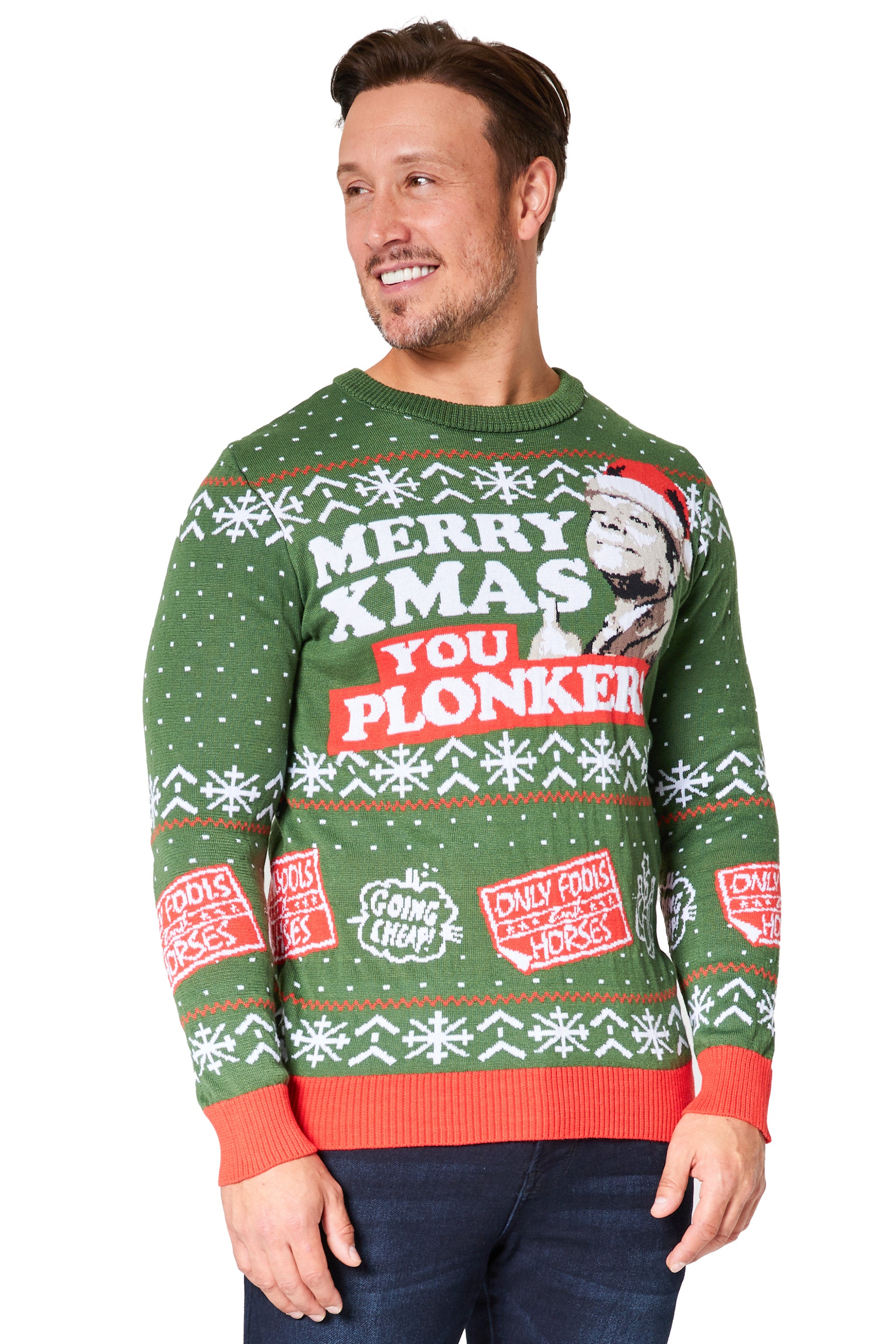 only-fools-and-horses-pull-de-no-l-homme-vert-m-2xl image 1