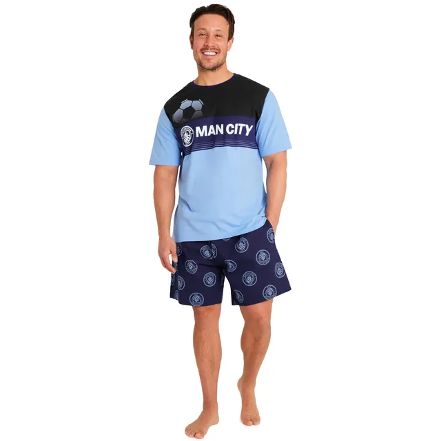 manchester-city-pyjama-homme-coton-t-shirt-short image 1