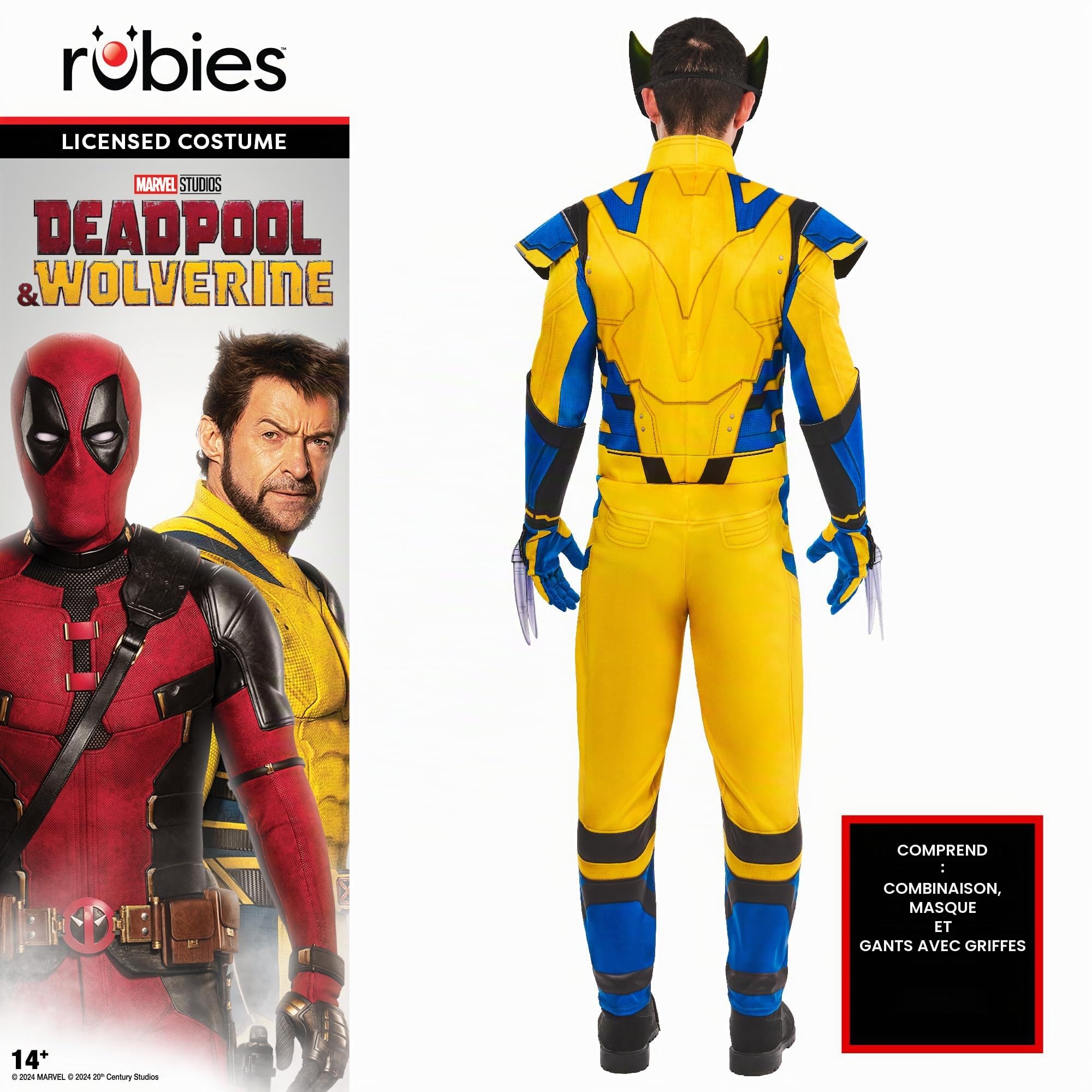 rubie-s-marvel-wolverine-d-guisement-adulte-taille-m image 2