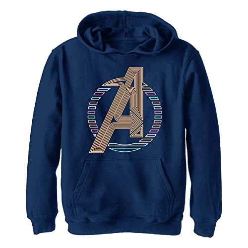 marvel-neon-avengers-icon-sweat-capuche-enfant-9-ans-coton image 5