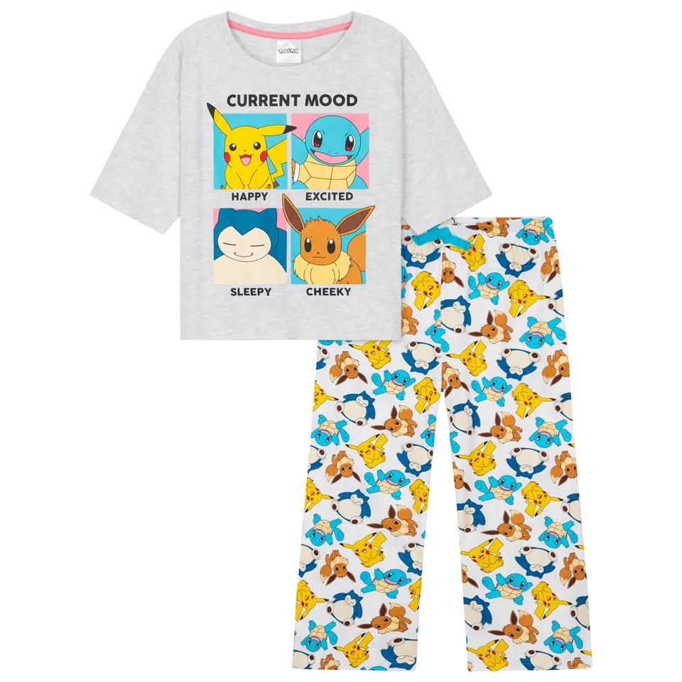 pok-mon-pikachu-pyjama-fille-coton-9-10-ans-2-pi-ces image 1