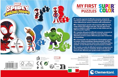 marvel-spidey-my-first-puzzle-enfant-3-6-9-12-pi-ces image 8